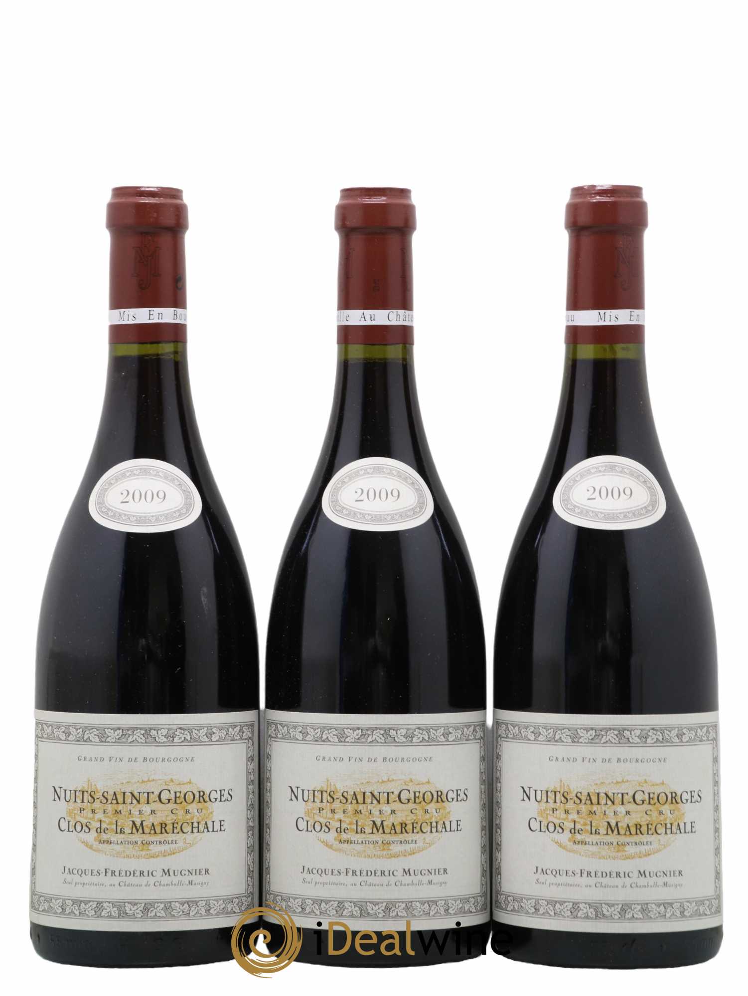 Nuits-Saint-Georges 1er Cru Clos de La Maréchale Jacques-Frédéric Mugnier 2009 - Lot de 3 bouteilles - 0