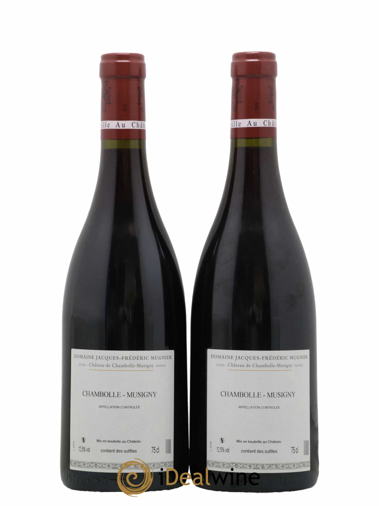 Chambolle-Musigny Jacques-Frédéric Mugnier 2012 - Lot de 2 bouteilles - 1