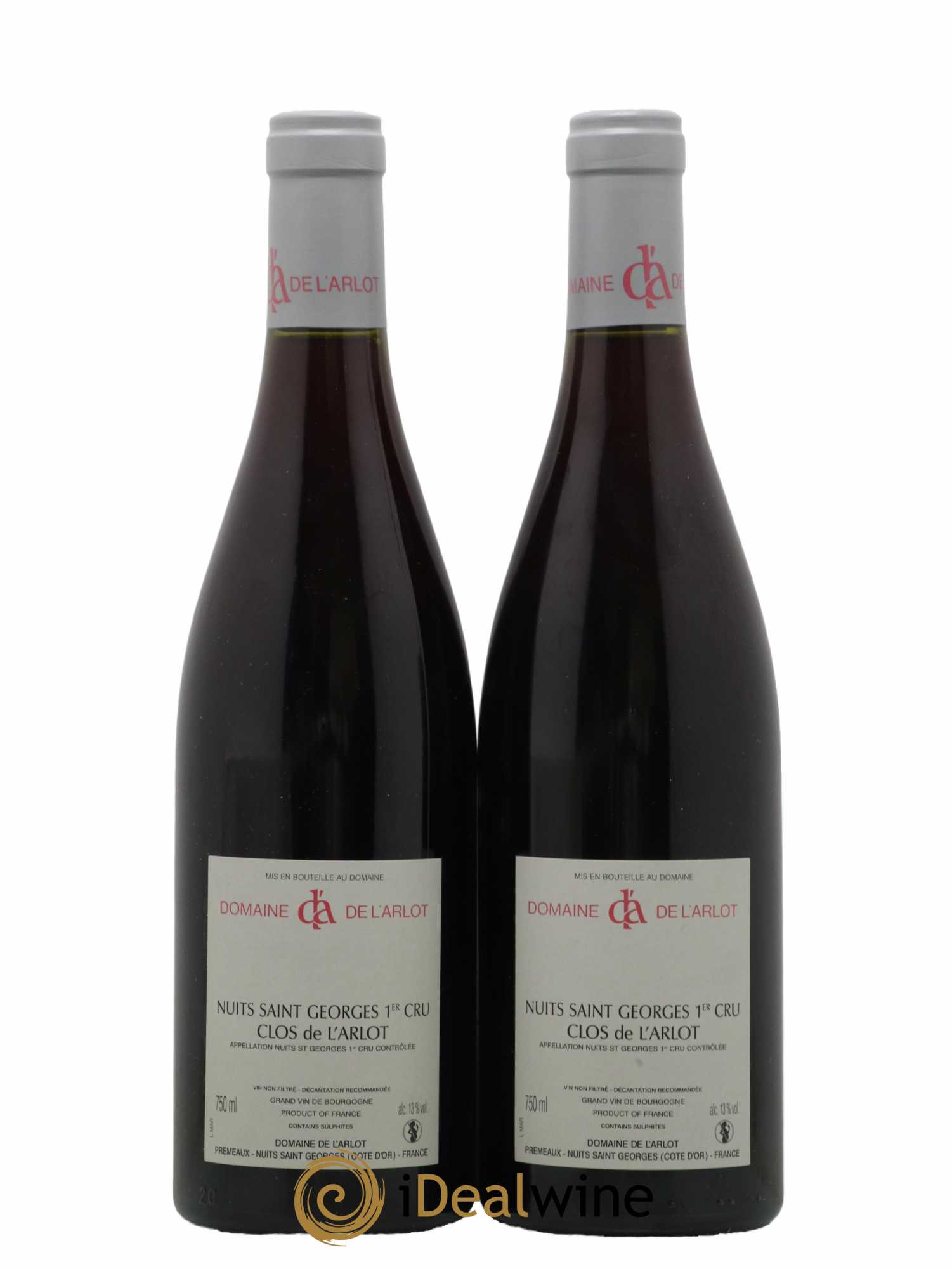 Nuits-Saint-Georges 1er Cru Clos de l'Arlot Domaine de l'Arlot 2009 - Lot de 2 bouteilles - 1