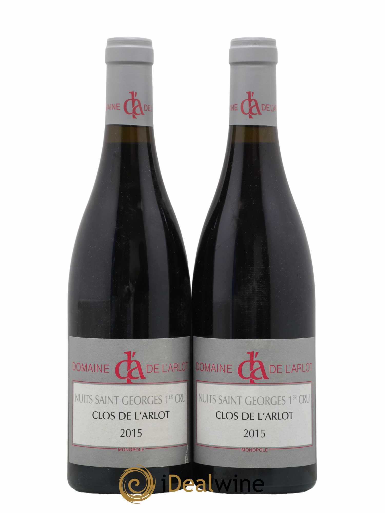 Nuits-Saint-Georges 1er Cru Clos de l'Arlot Domaine de l'Arlot 2015 - Lot de 2 bouteilles - 0