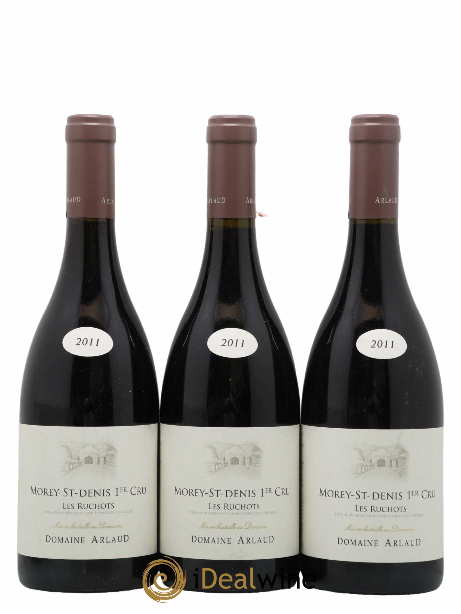 Morey-Saint-Denis 1er Cru Les Ruchots Arlaud 2011 - Lot de 3 bouteilles - 0