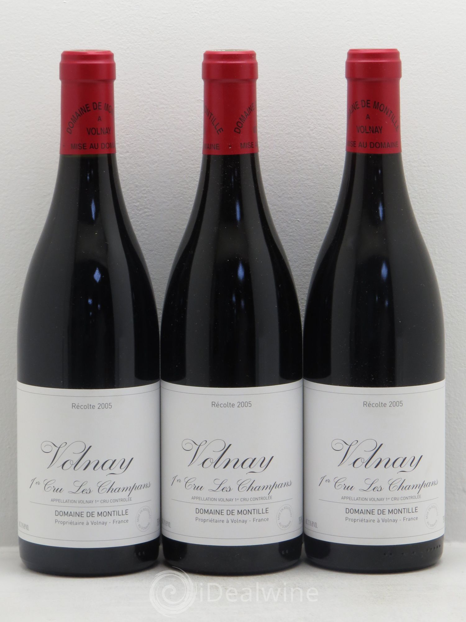 Volnay 1er Cru Les Champans De Montille (Domaine) 2005 - Lot de 3 bouteilles - 0