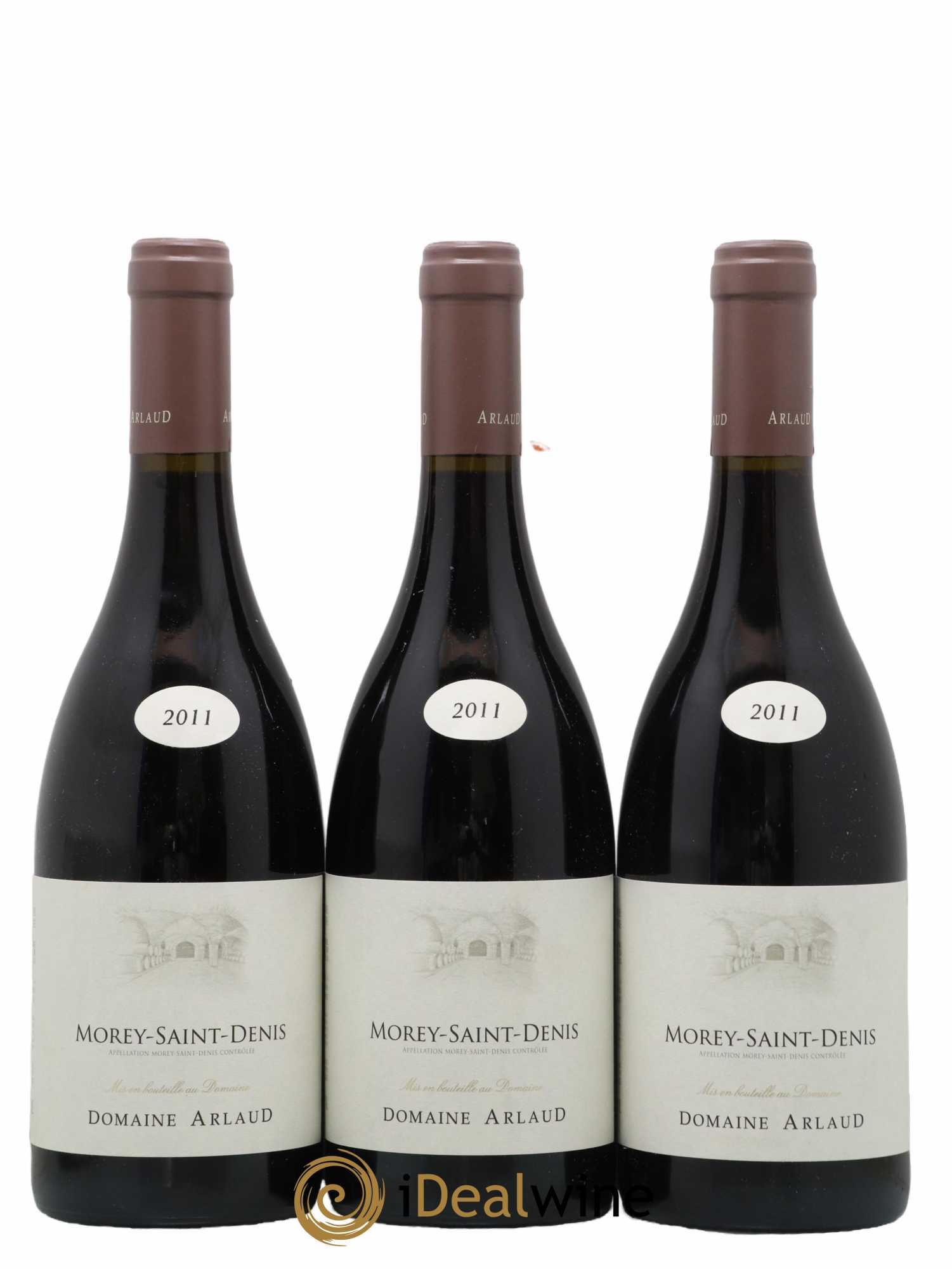 Morey-Saint-Denis Arlaud 2011 - Lot de 3 bouteilles - 0