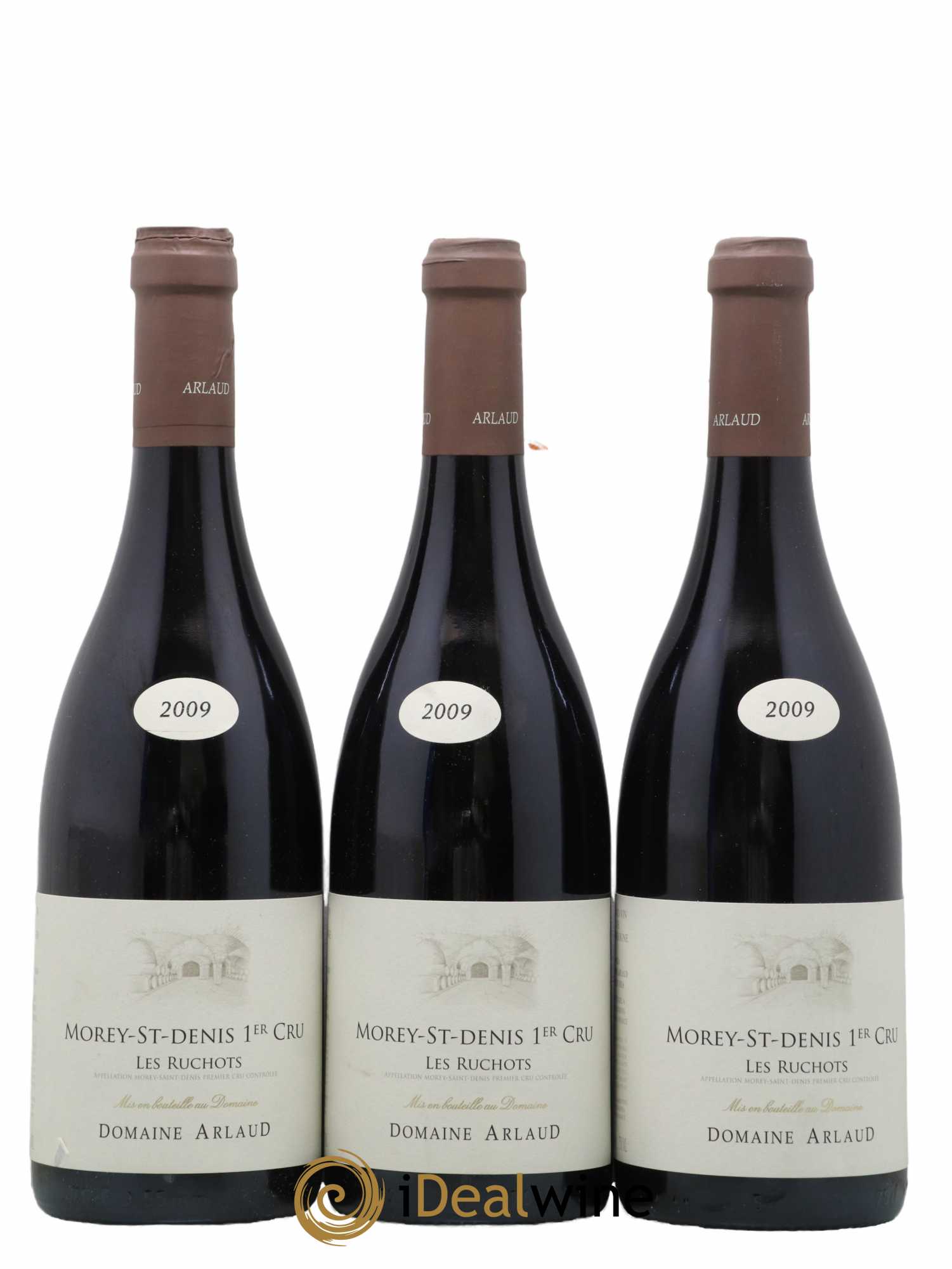 Morey-Saint-Denis 1er Cru Les Ruchots Arlaud 2009 - Lot de 3 bouteilles - 0