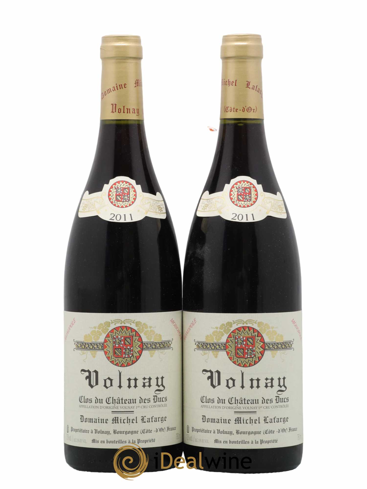 Volnay 1er Cru Clos du Château des Ducs Lafarge (Domaine) 2011 - Lot de 2 bouteilles - 0