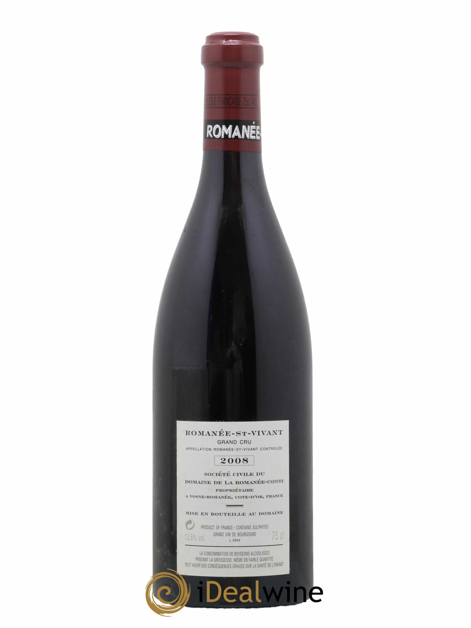 Romanée-Saint-Vivant Grand Cru Domaine de la Romanée-Conti 2008 - Lot de 1 bouteille - 1