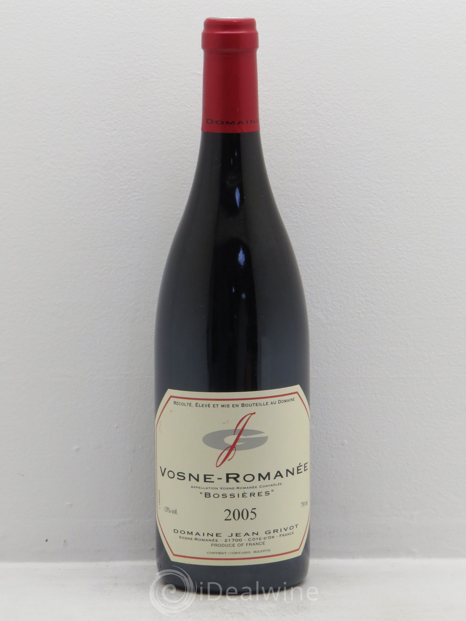 Vosne-Romanée Bossières Jean Grivot 2005 - Lot de 6 bouteilles - 0