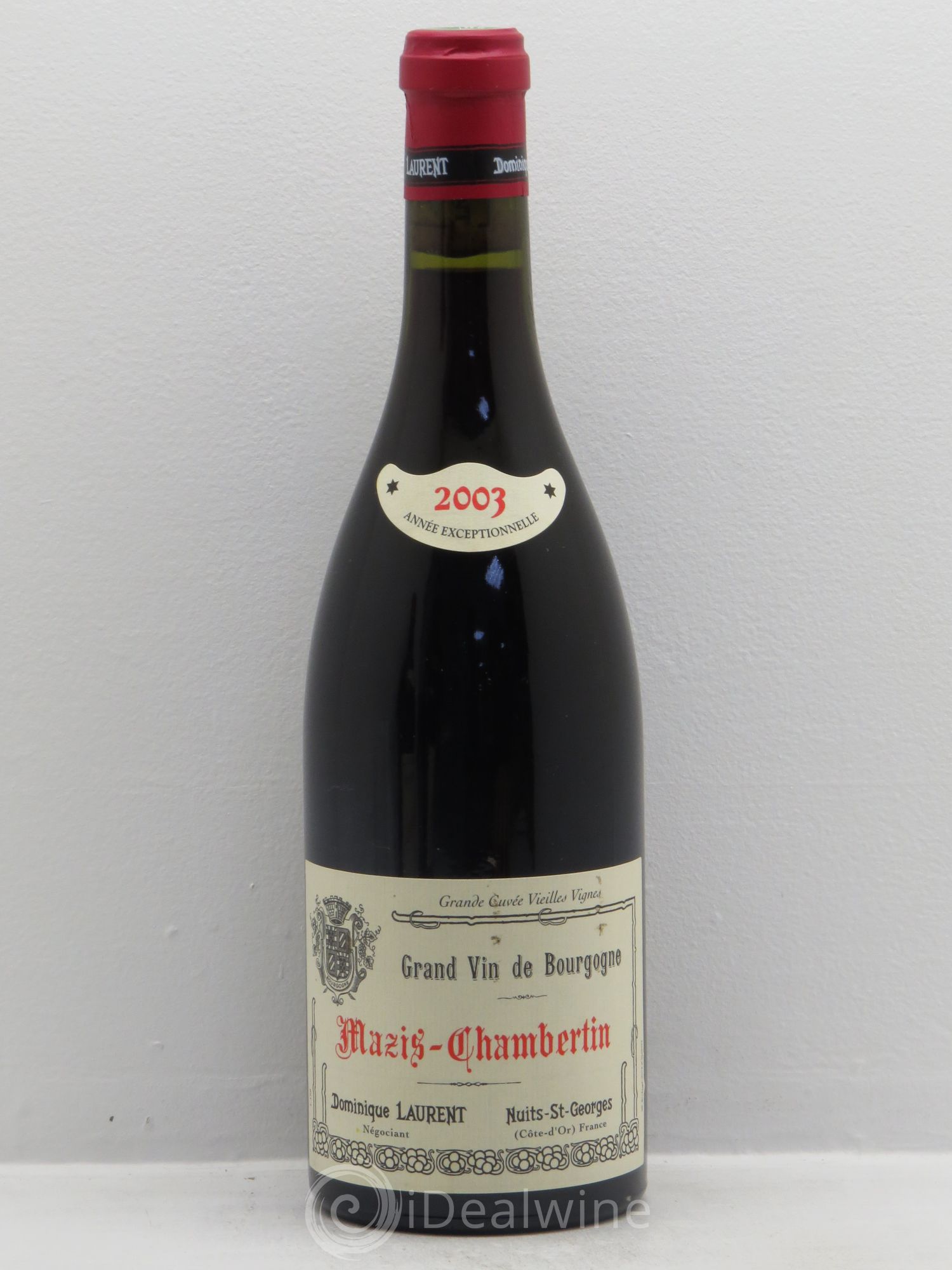 Mazis-Chambertin Grand Cru Dominique Laurent 2003 - Lot de 6 bouteilles - 0