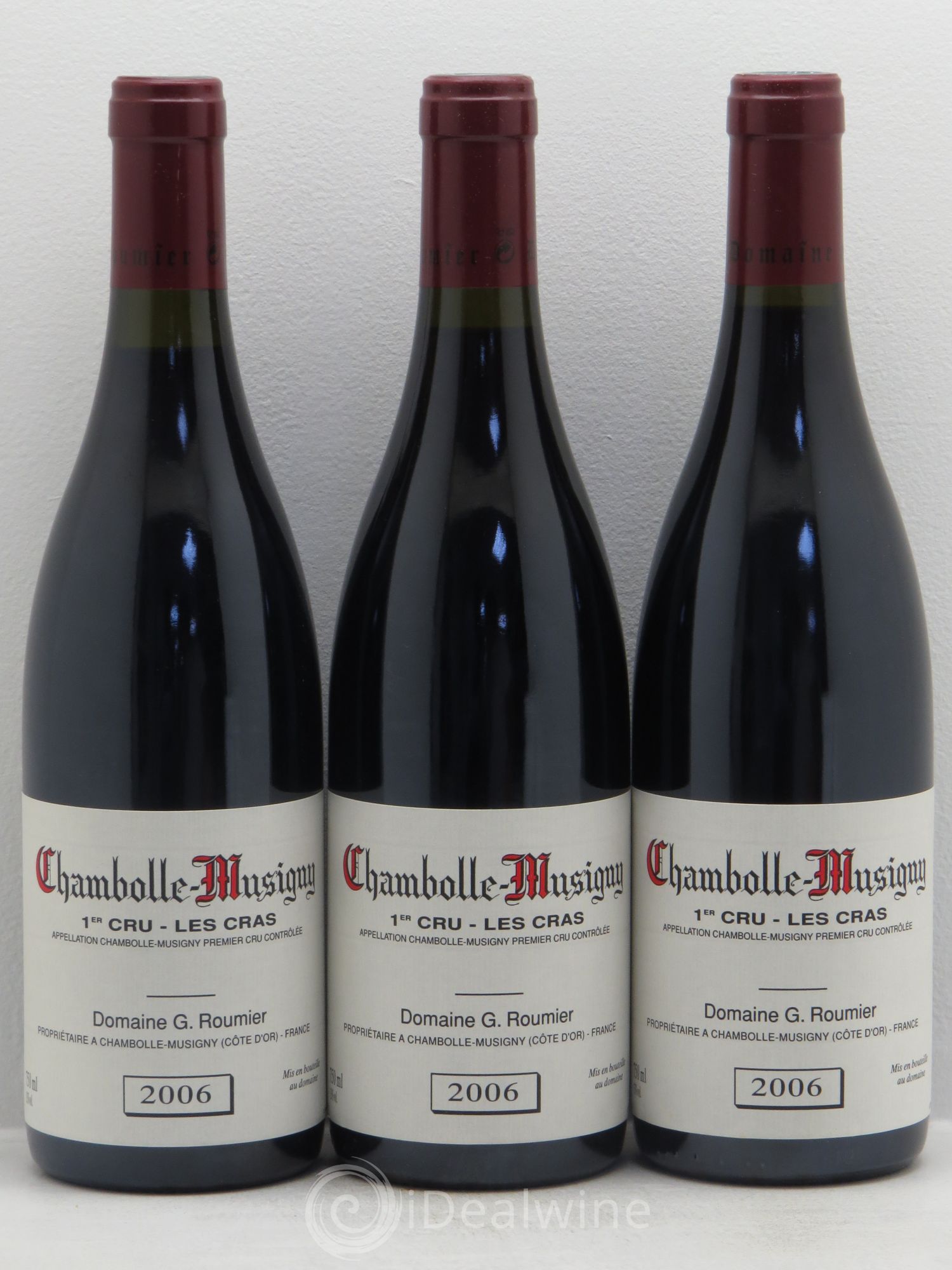 Chambolle-Musigny 1er Cru Les Cras Georges Roumier (Domaine) 2006 - Lot de 3 bouteilles - 0