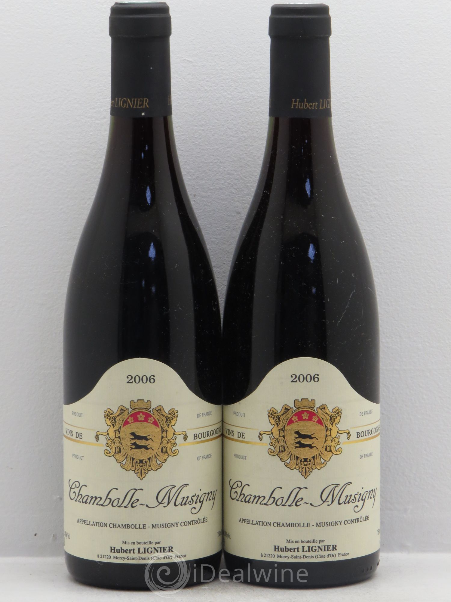 Chambolle-Musigny 1er Cru Hubert Lignier (Domaine) 2006 - Lot de 2 bouteilles - 0