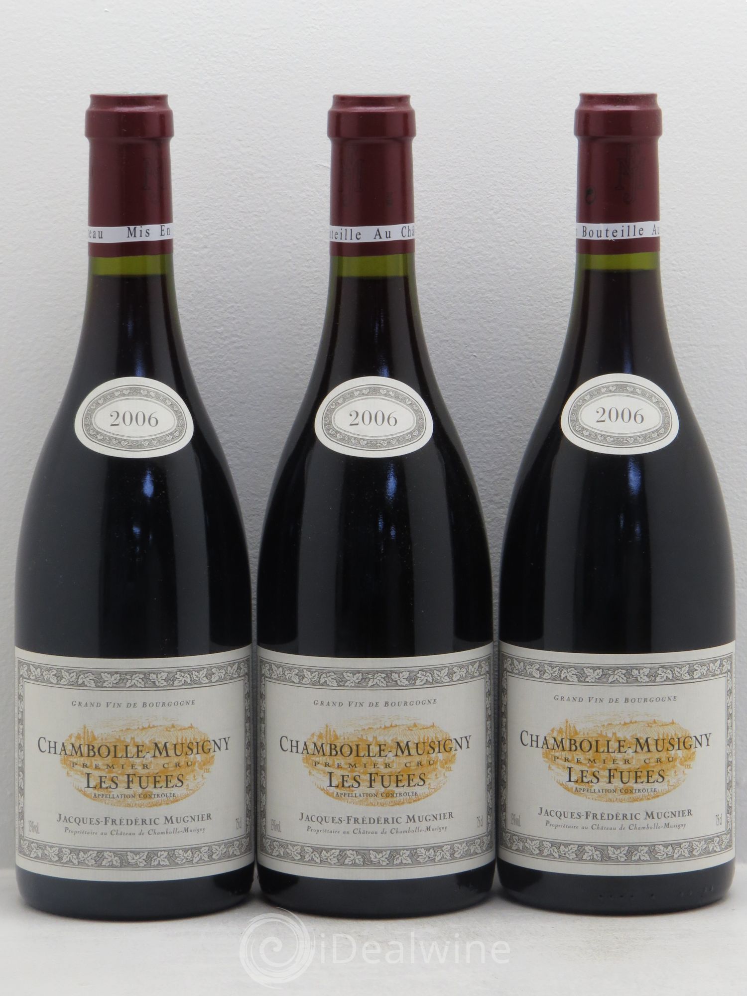Chambolle-Musigny 1er Cru Les Fuées Jacques-Frédéric Mugnier 2006 - Lot de 3 bouteilles - 0