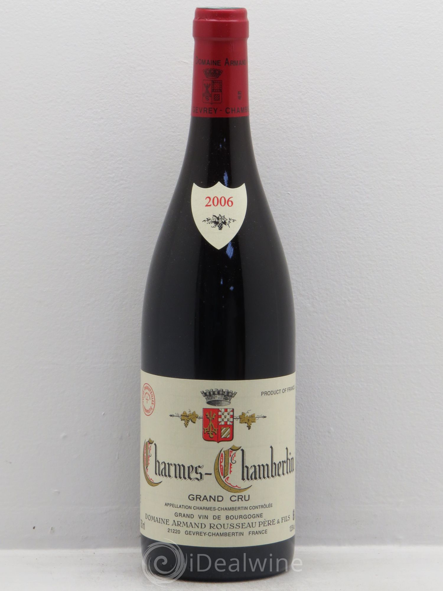 Charmes-Chambertin Grand Cru Armand Rousseau (Domaine) 2006 - Lot de 1 bouteille - 0
