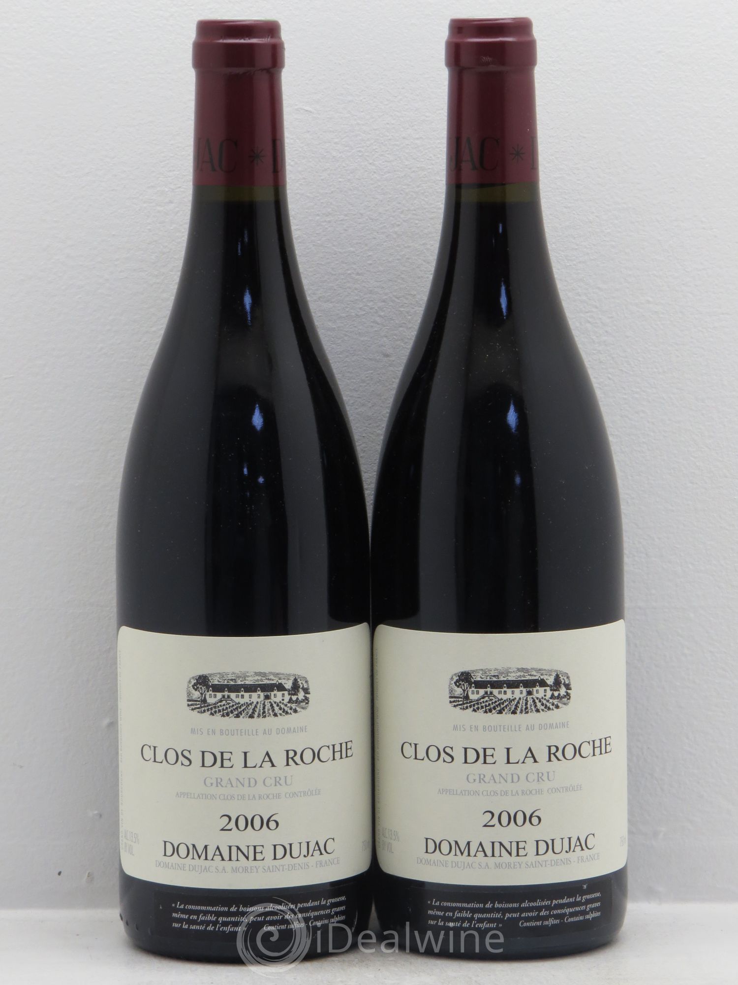 Clos de la Roche Grand Cru Dujac (Domaine) 2006 - Lot de 2 bouteilles - 0