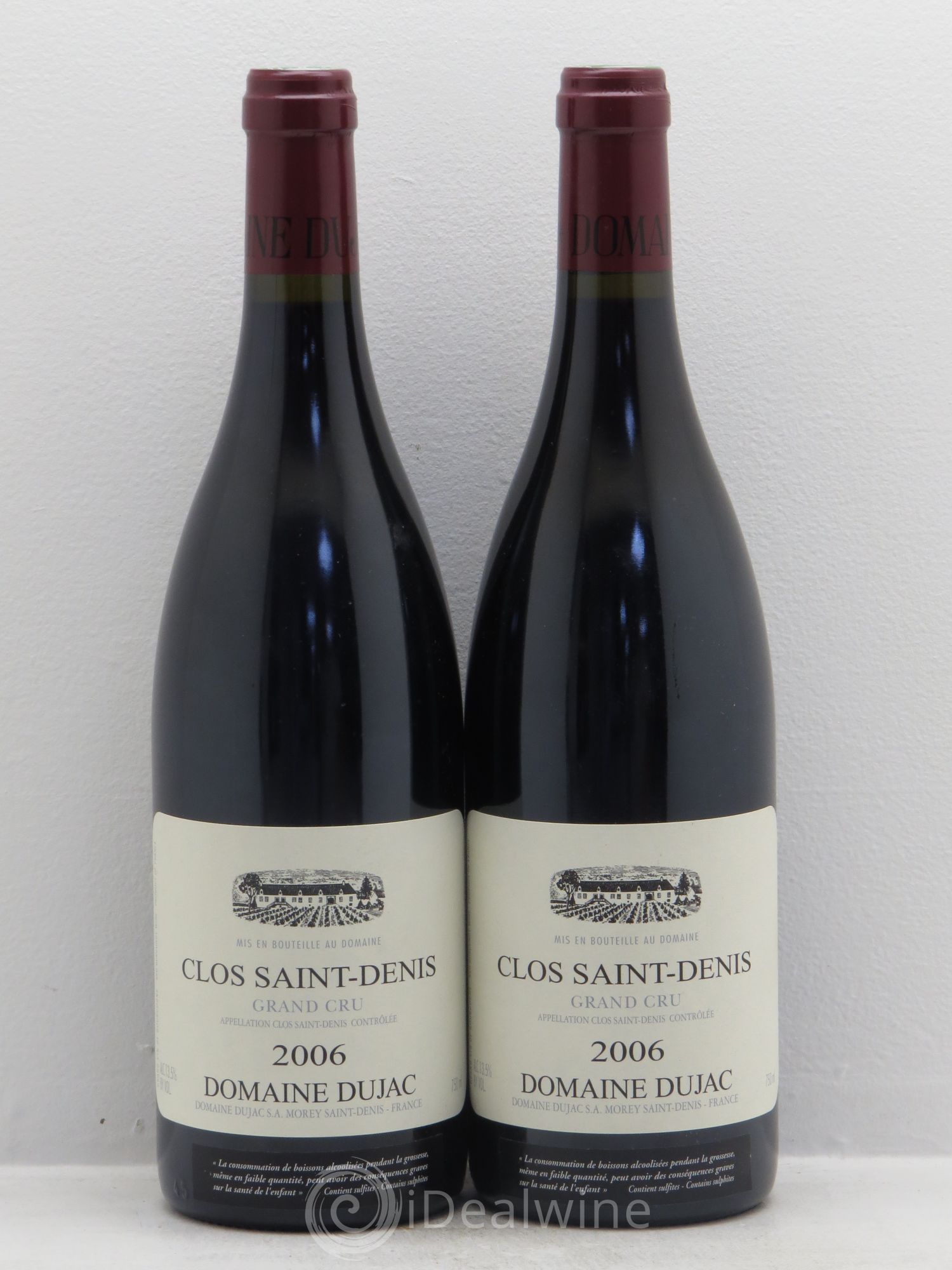 Clos Saint-Denis Grand Cru Dujac (Domaine) 2006 - Lot de 2 bouteilles - 0
