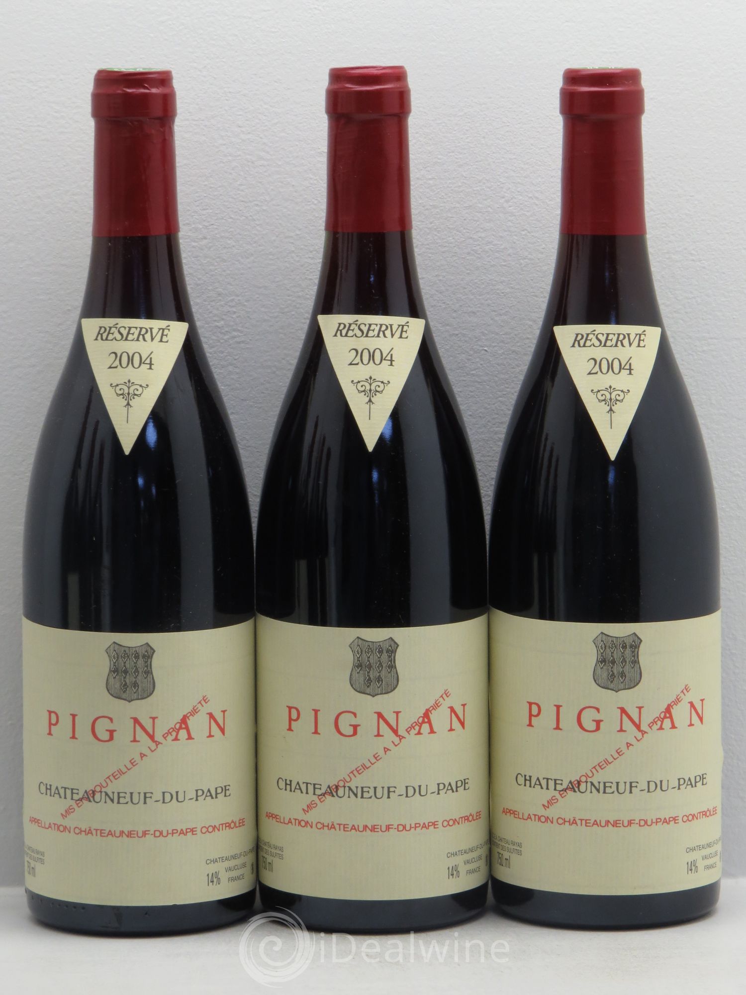 Châteauneuf-du-Pape Pignan Emmanuel Reynaud 2004 - Lot de 6 bouteilles - 1