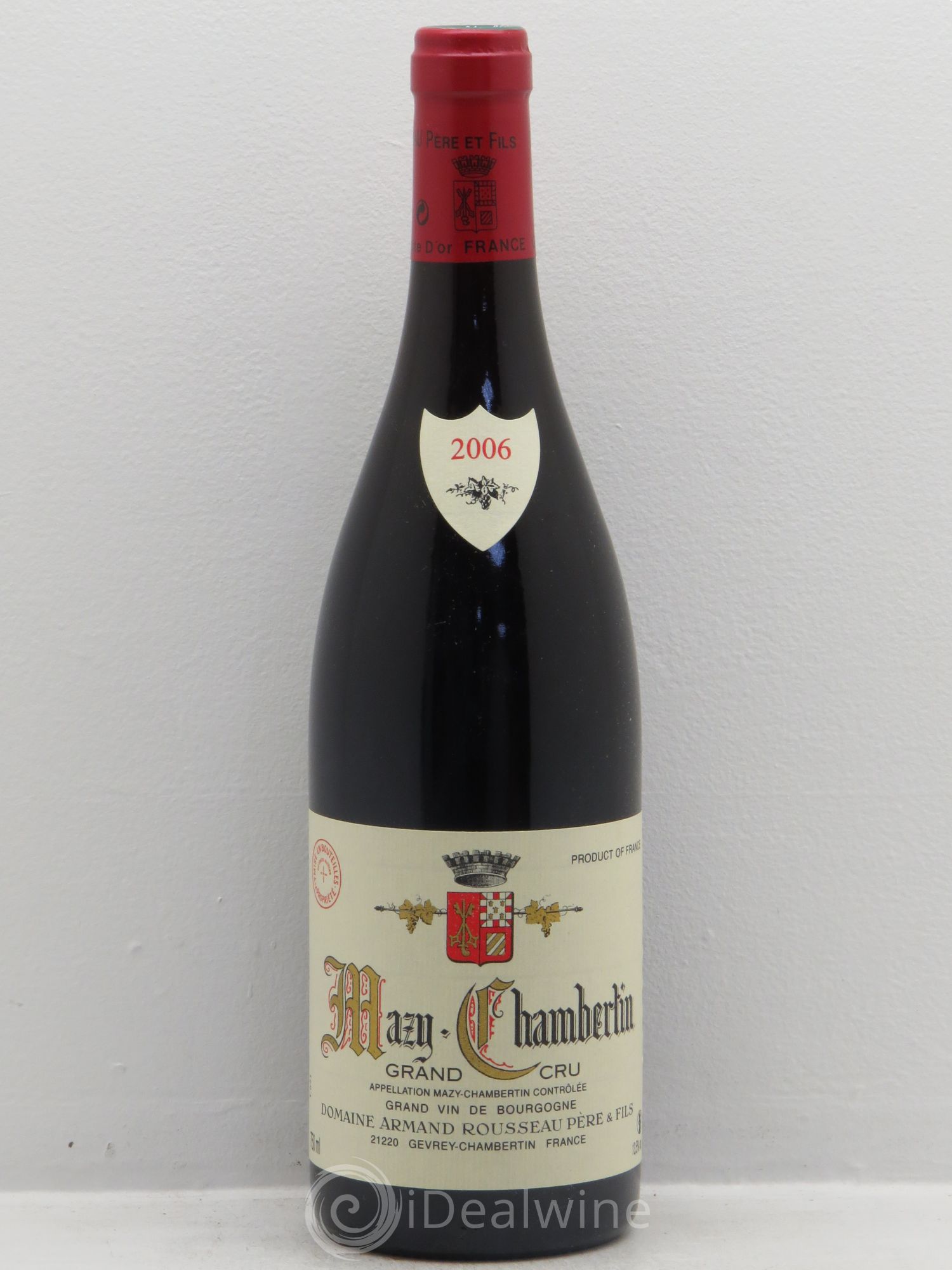 Mazis-Chambertin Grand Cru Armand Rousseau (Domaine) 2006 - Lot de 1 bouteille - 0