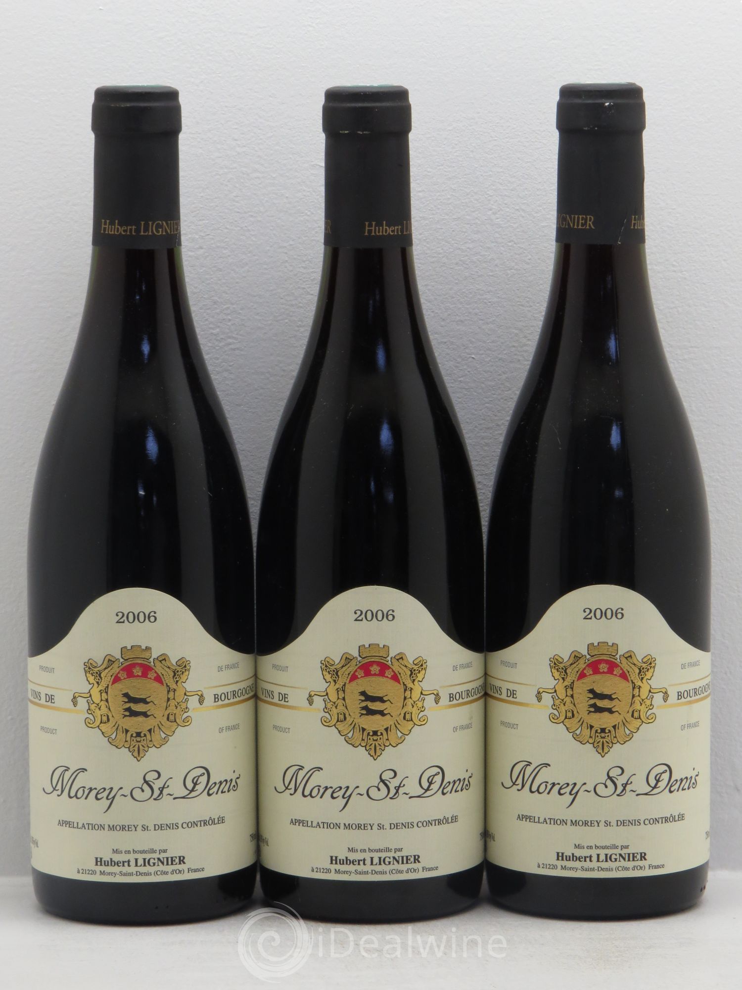 Morey-Saint-Denis Hubert Lignier (Domaine) 2006 - Lot de 3 bouteilles - 0