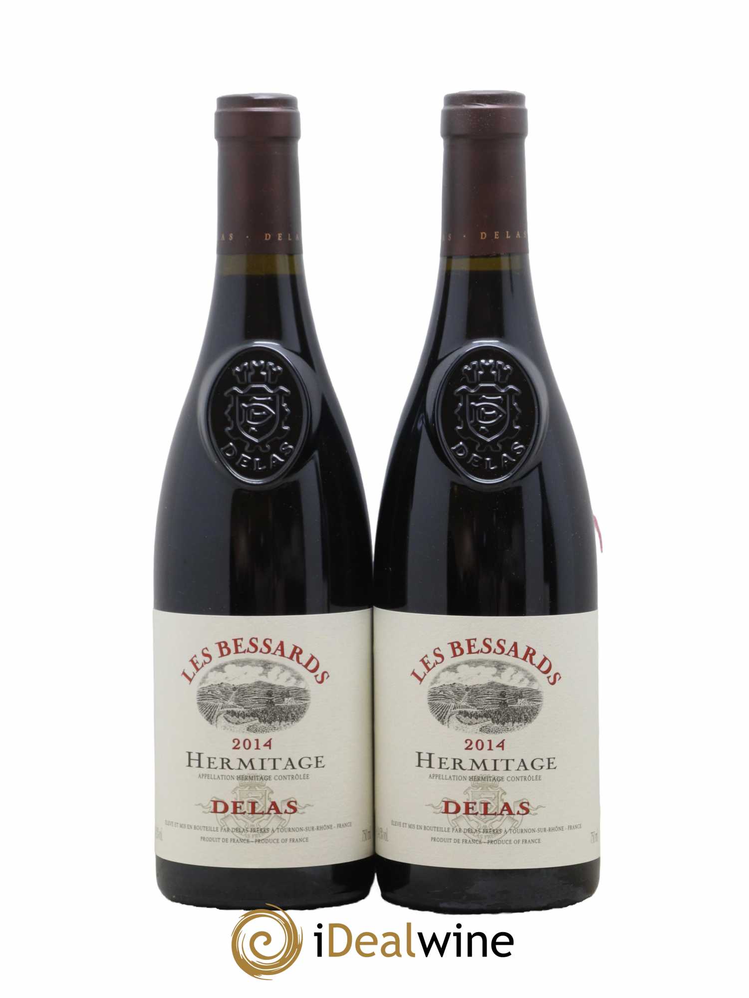 Hermitage Les Bessards Delas Frères 2014 - Lot de 2 bouteilles - 0