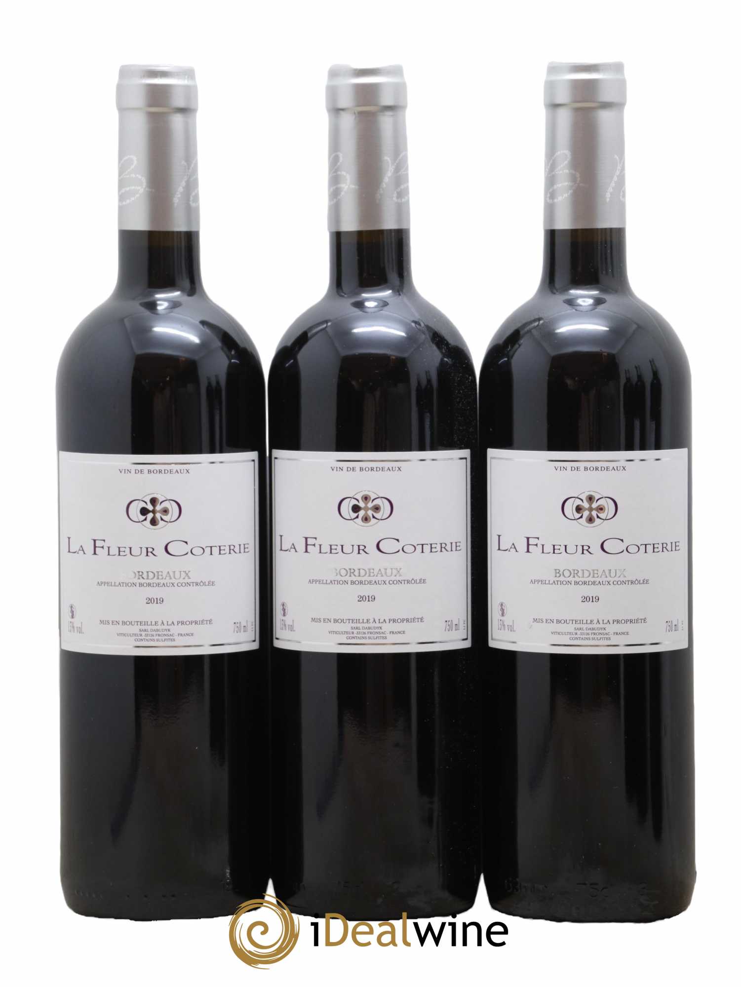 Bordeaux La Fleur Coterie Nicolas Dabudyk 2019 - Lot de 6 bouteilles - 1