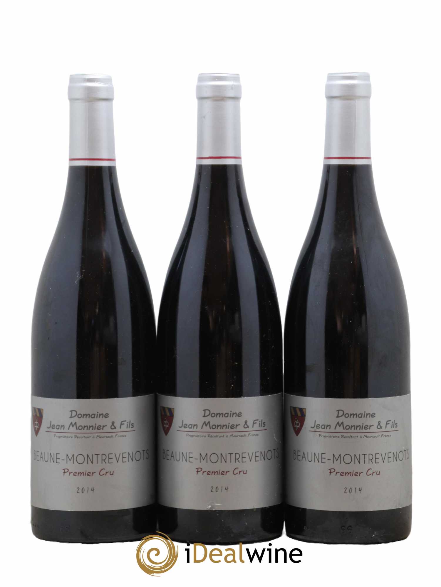 Beaune 1er Cru Les Montrevenots Domaine Jean Monnier 2014 - Lot de 3 bouteilles - 0