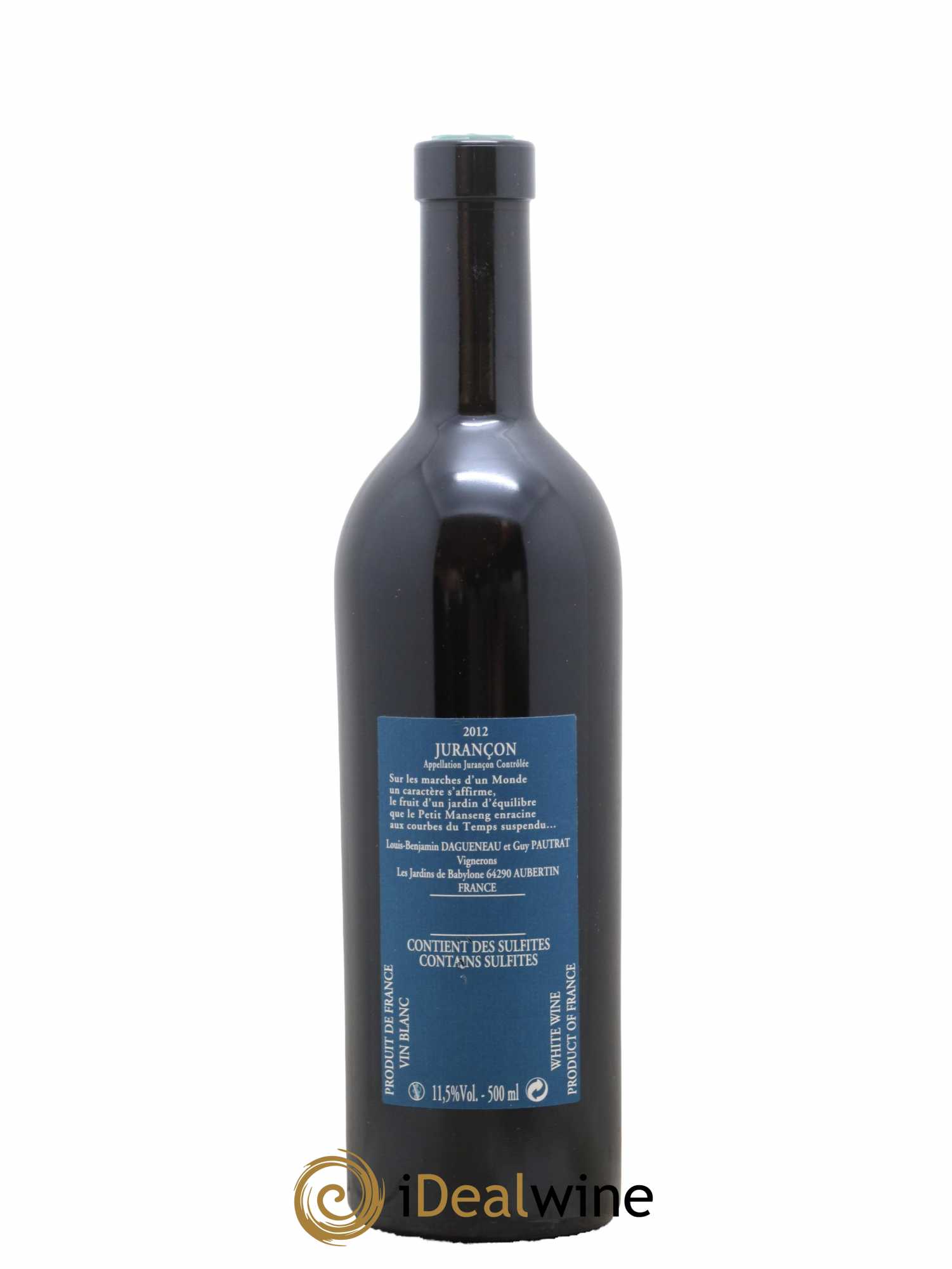 Vin de France (anciennement Jurançon) Jardins de Babylone Didier Dagueneau 2012 - Lotto di 1 bottiglia - 1