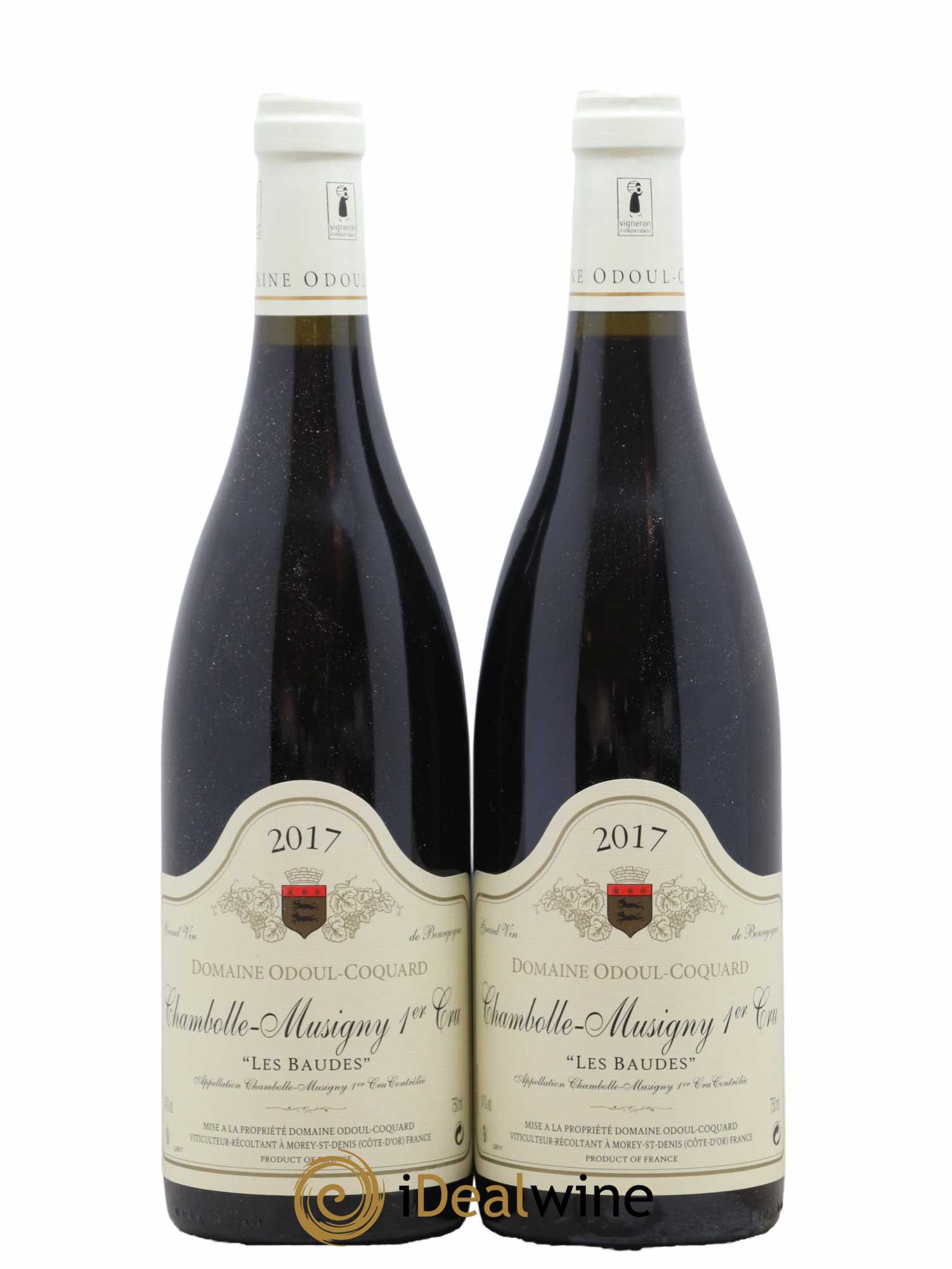 Chambolle-Musigny 1er Cru Les Baudes Domaine Odoul Coquard 2017 - Lot de 2 bouteilles - 0