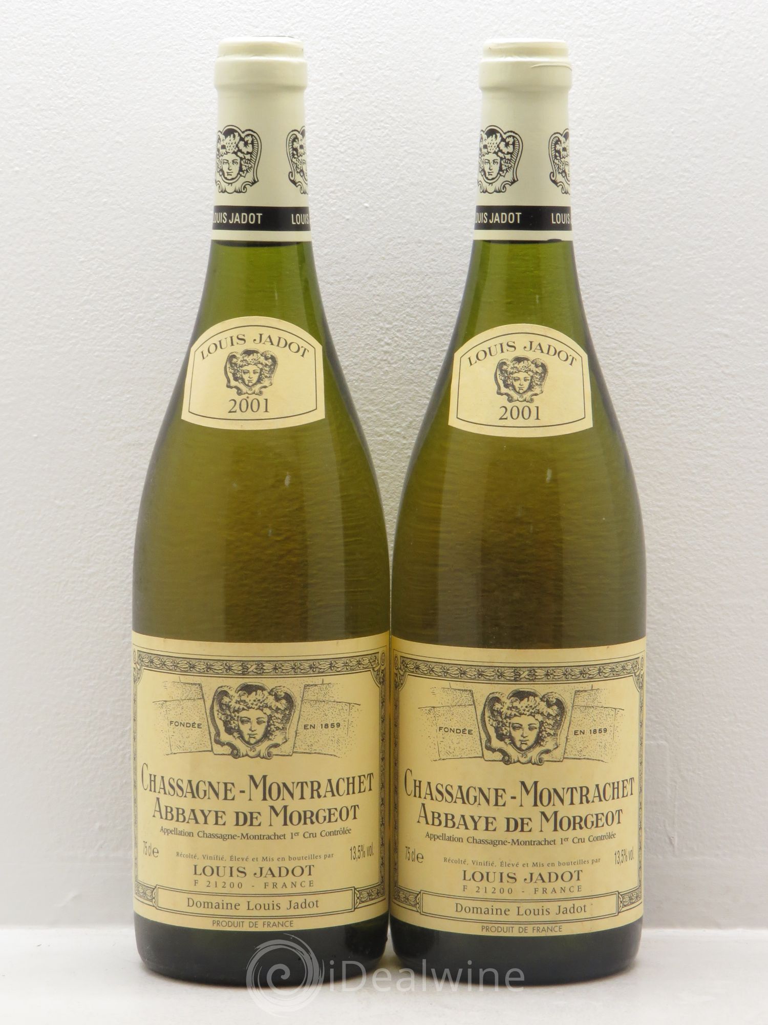Chassagne-Montrachet 1er Cru 2001 - Lot de 2 bouteilles - 0