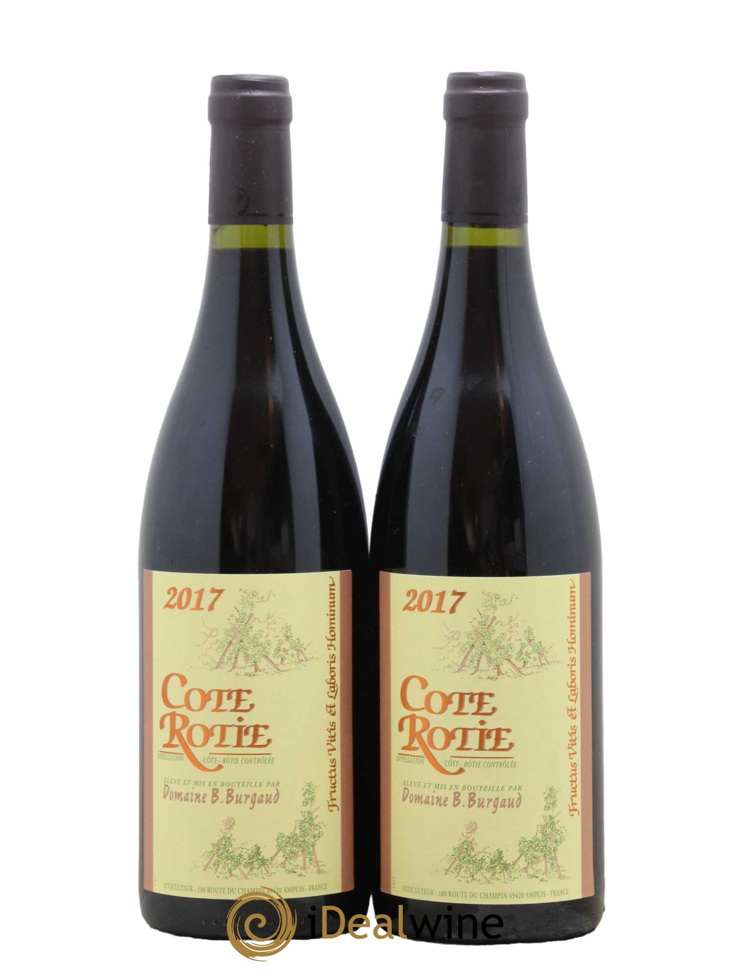 Côte-Rôtie Bernard Burgaud 2017 - Lot de 2 bouteilles - 0