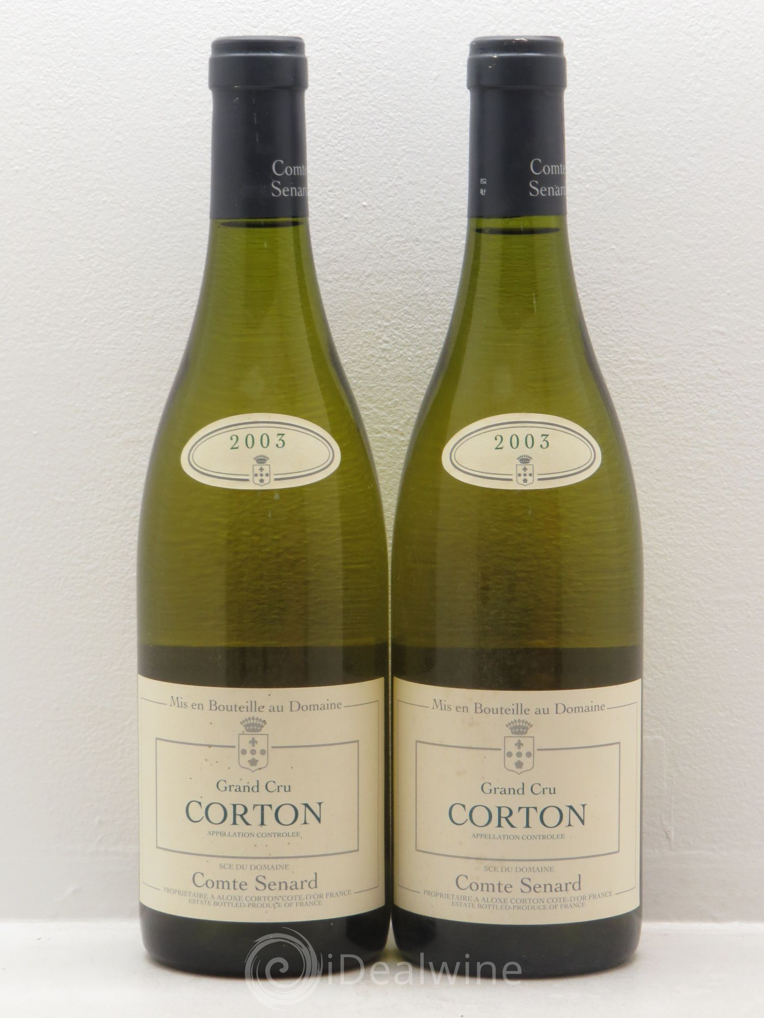 Corton Grand Cru (sans prix de réserve) 2003 - Lot de 2 bouteilles - 0