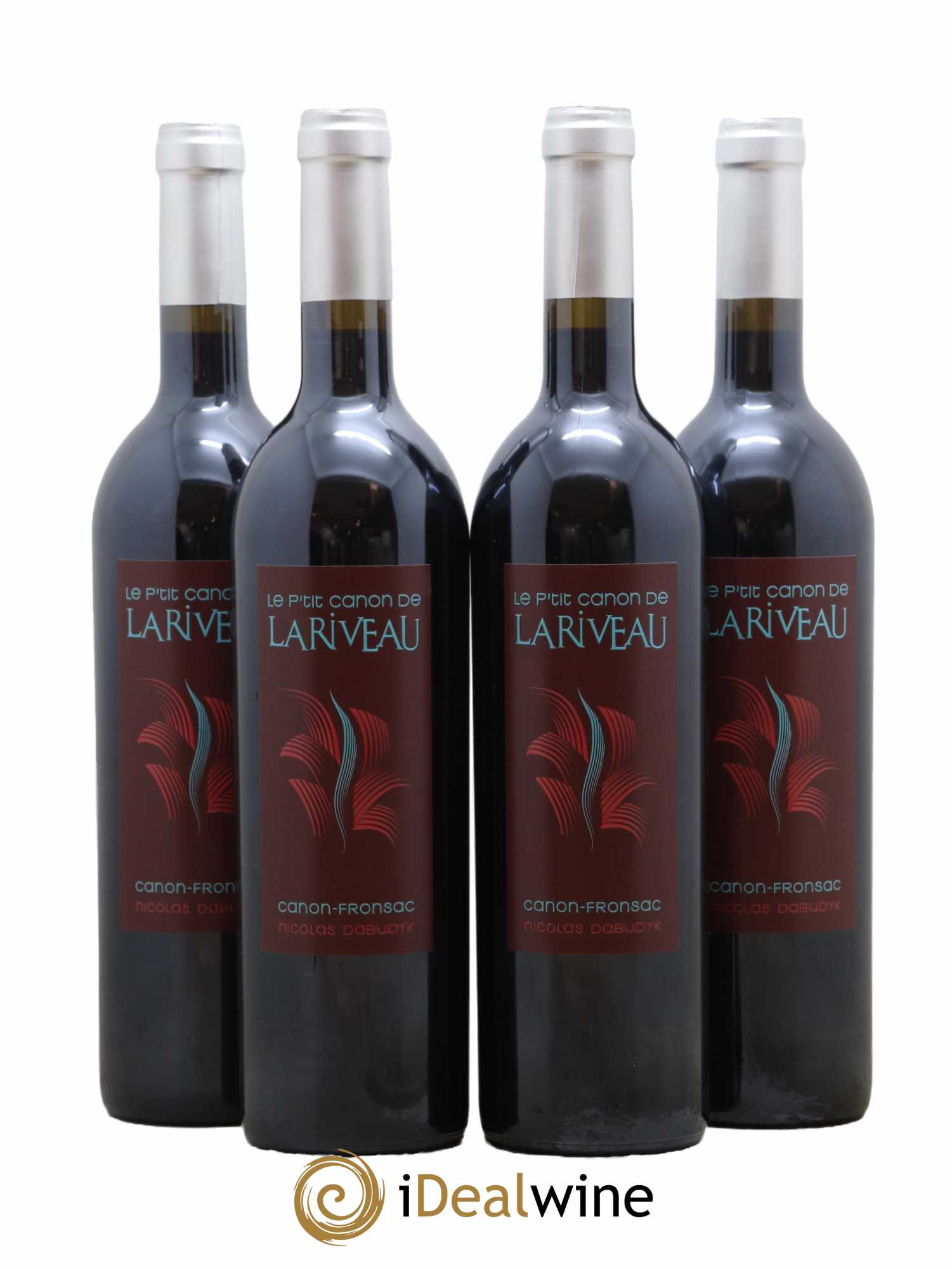 Canon-Fronsac Le P'tit Canon De Lariveau Château Lariveau 2020 - Lot de 4 bouteilles - 0