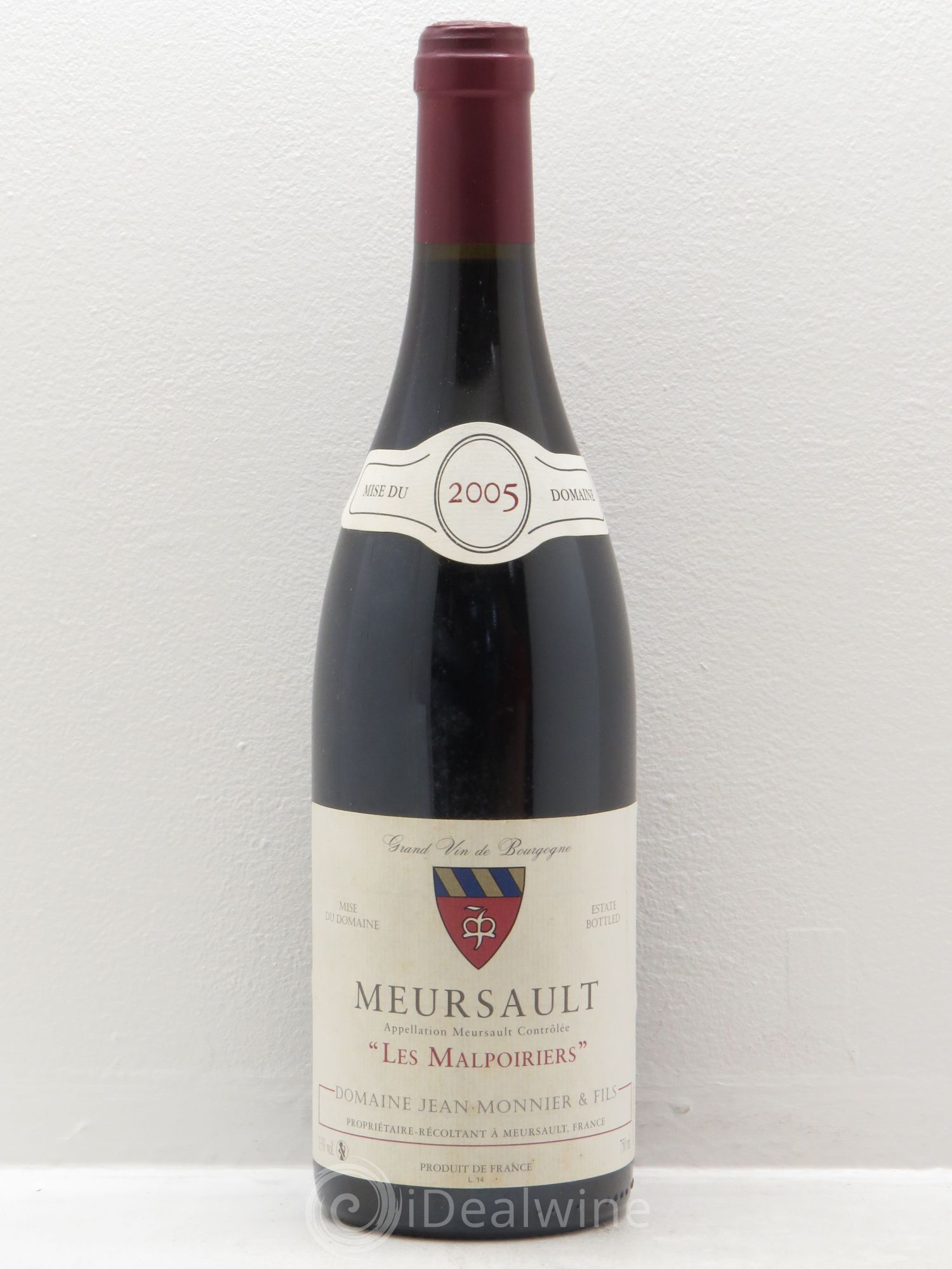 Meursault J.Monnier Les Malpoiriers 2005 - Posten von 1 Flasche - 0