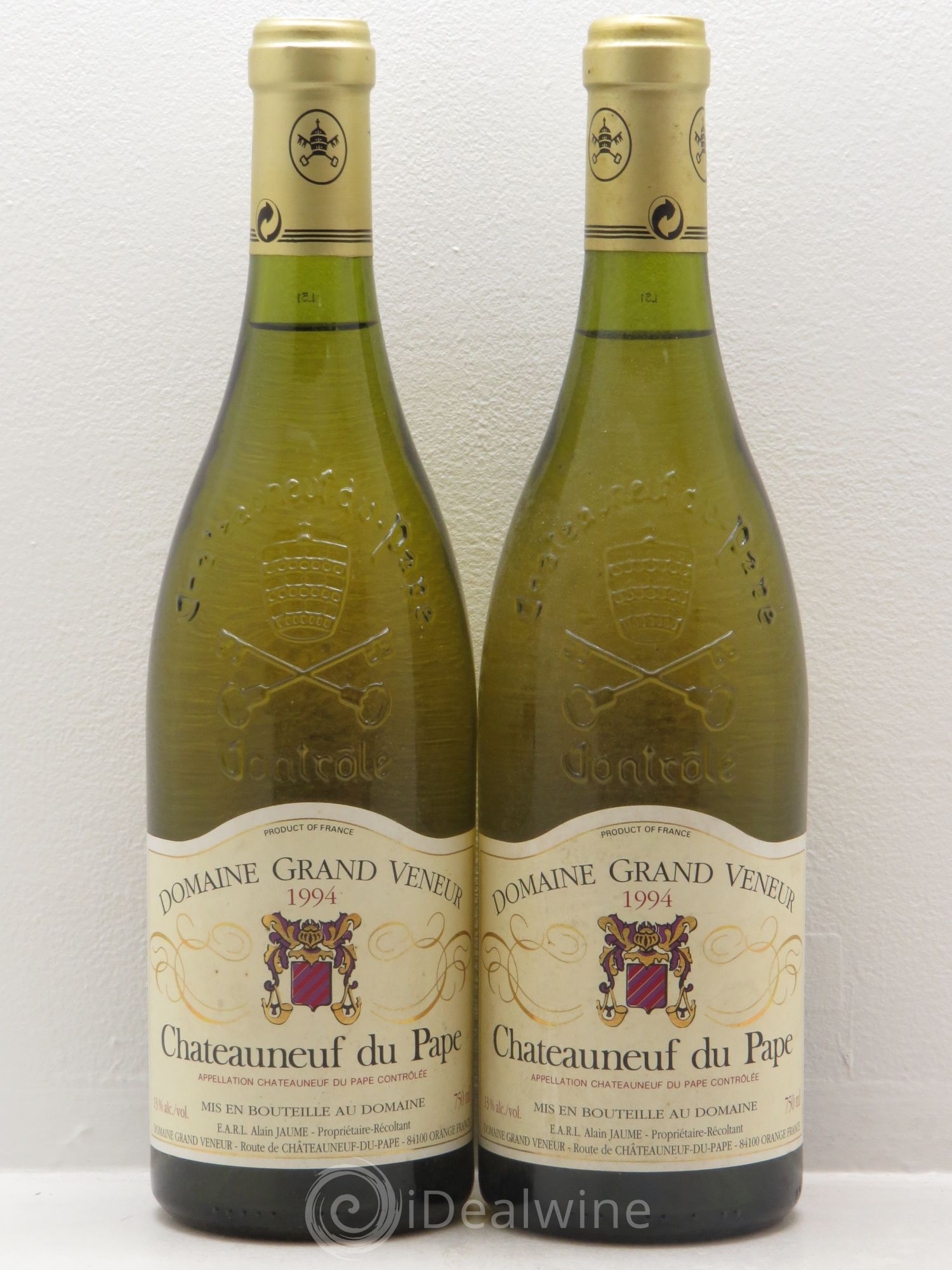 Châteauneuf-du-Pape Grand Veneur (sans prix de réserve) 1994 - Posten von 2 Flaschen - 0