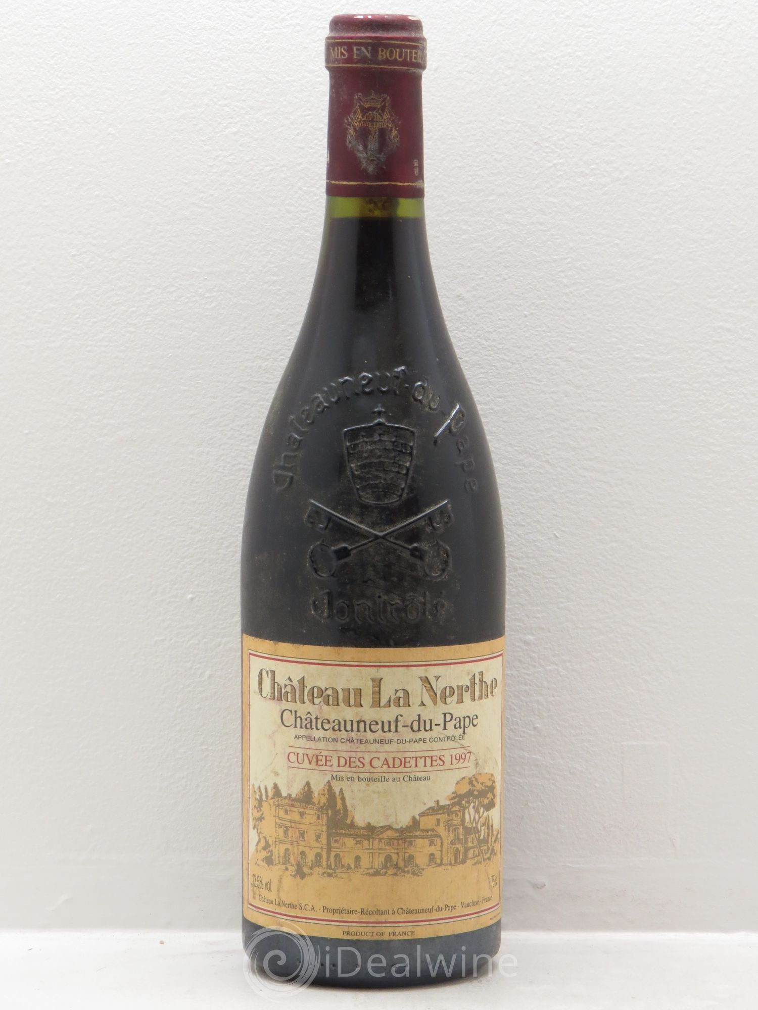 Châteauneuf-du-Pape Château La Nerthe Cuvée des Cadettes Famille Richard 1997 - Lot de 1 bouteille - 0