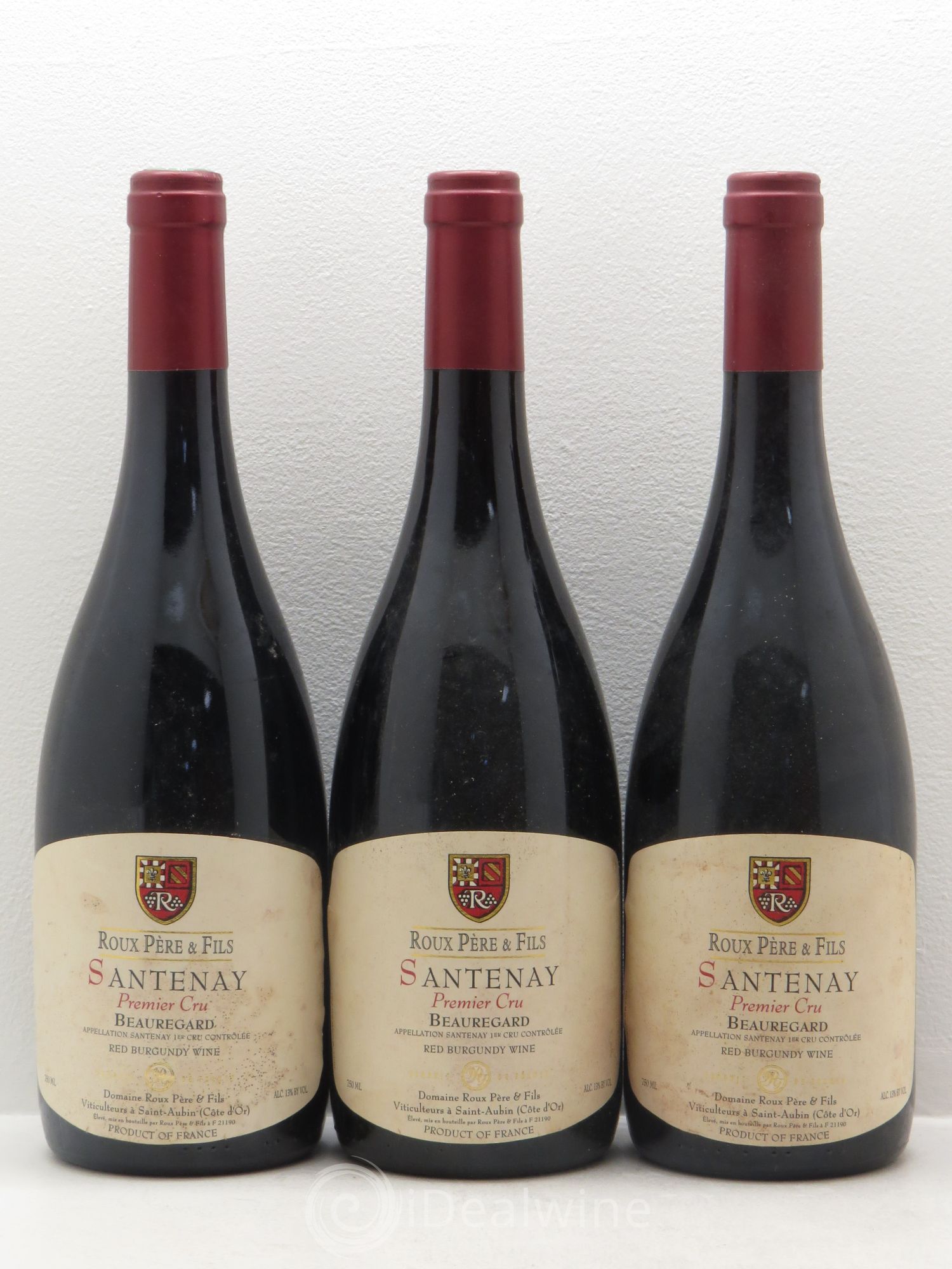 Santenay 1er Cru Domaine Roux - Lot de 3 bouteilles - 0