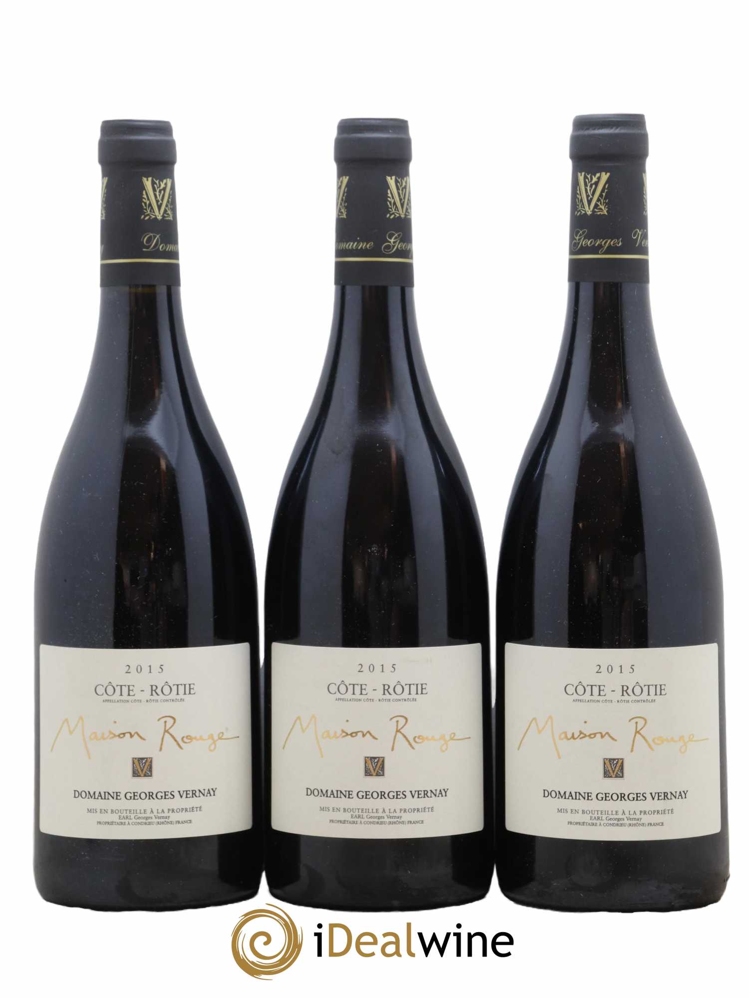 Côte-Rôtie Maison Rouge Georges Vernay 2015 - Lot de 3 bouteilles - 0