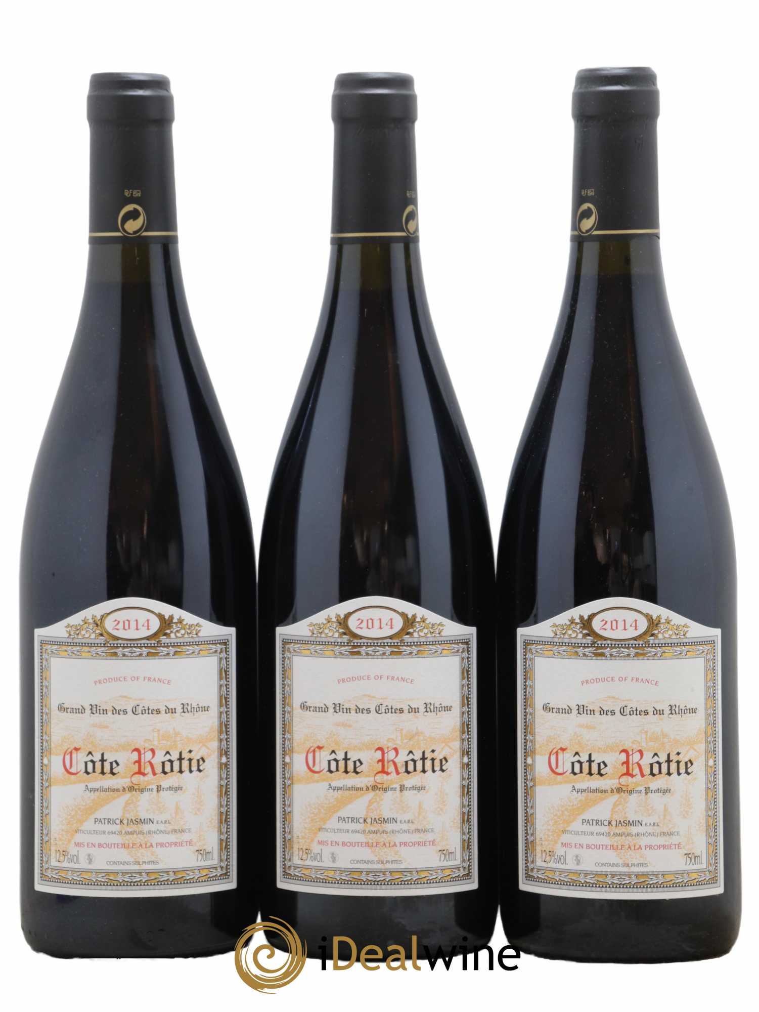 Côte-Rôtie Jasmin (Domaine) 2014 - Lot de 3 bouteilles - 0