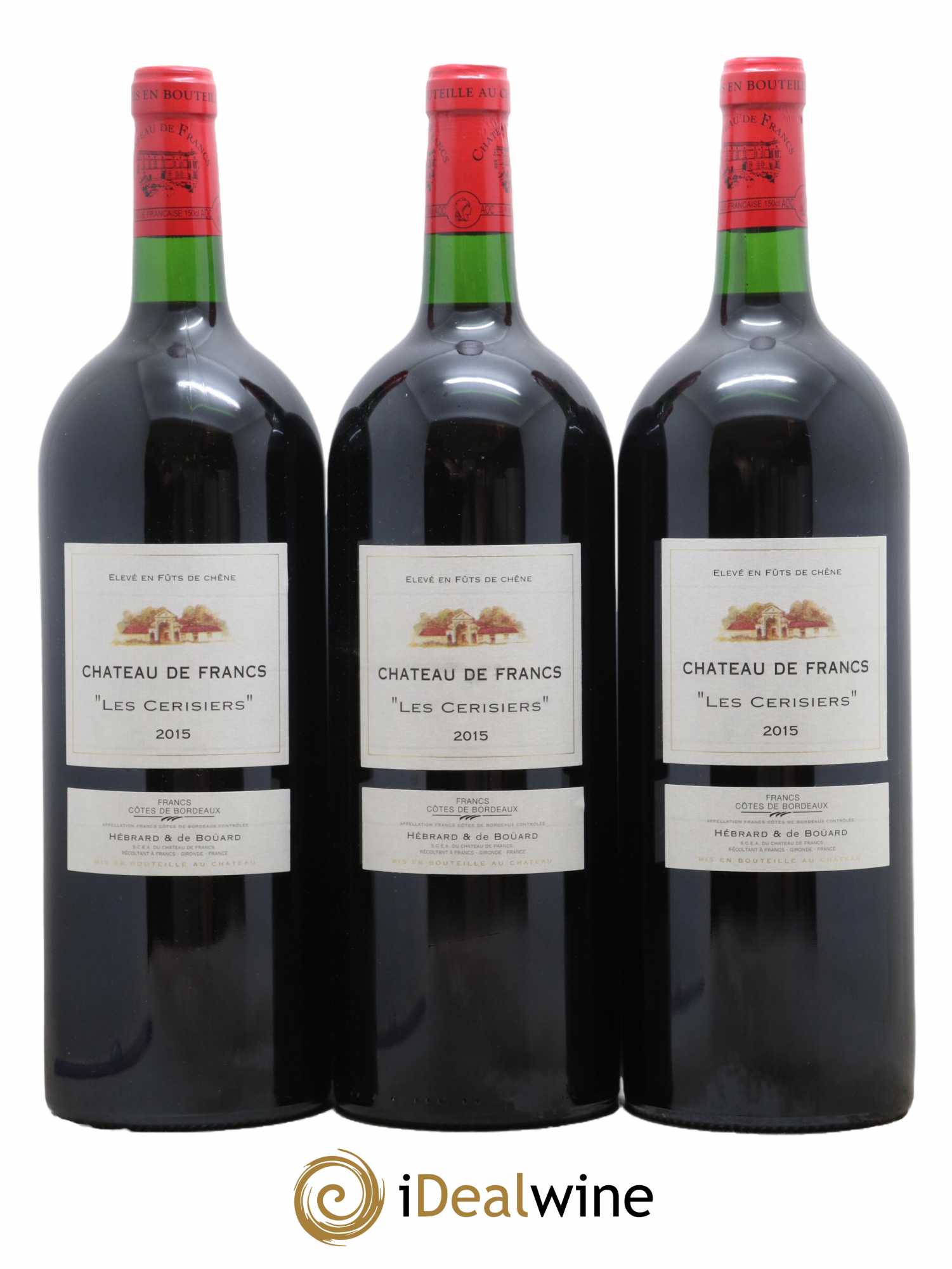 Château de Francs - Les Cerisiers 2015 - Lot de 3 magnums - 0