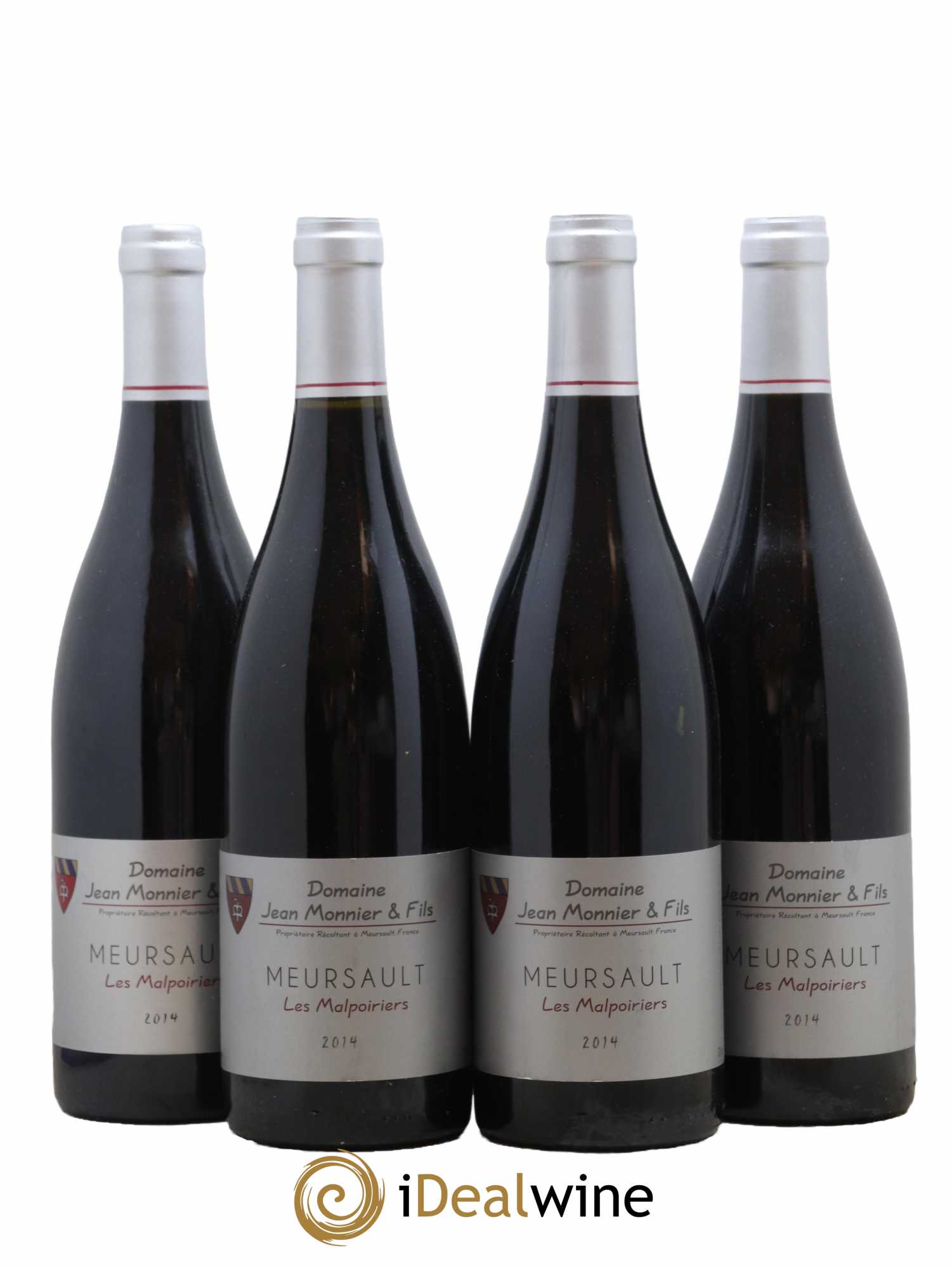 Meursault Malpoiriers Domaine Jean Monnier 2014 - Lot de 4 bouteilles - 0