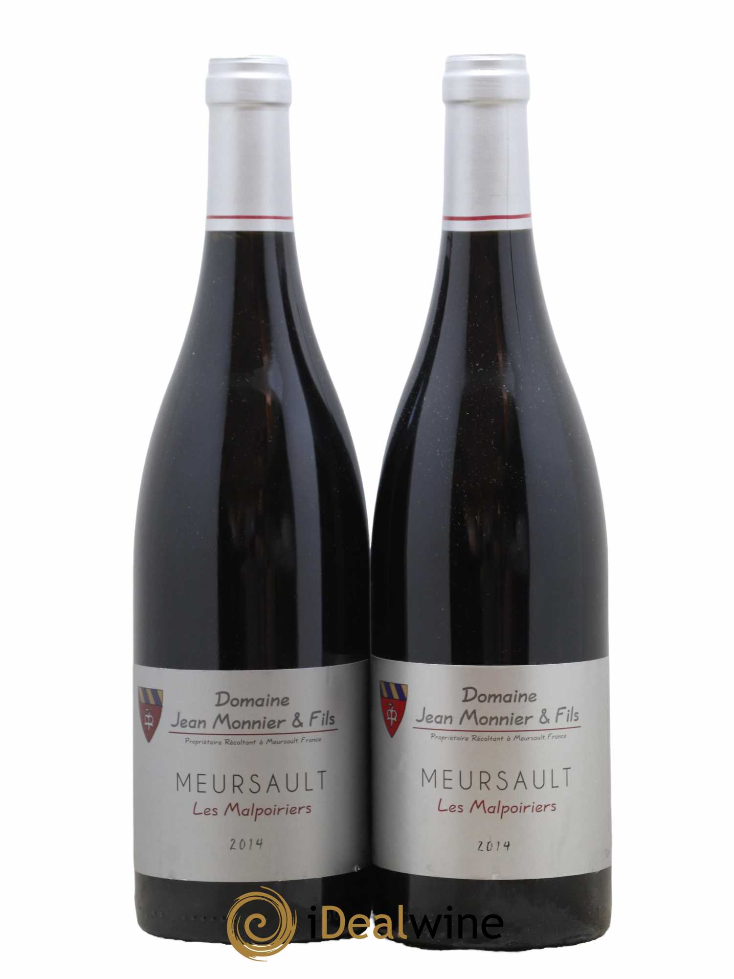Meursault Malpoiriers Domaine Jean Monnier 2014 - Lot de 2 bouteilles - 0