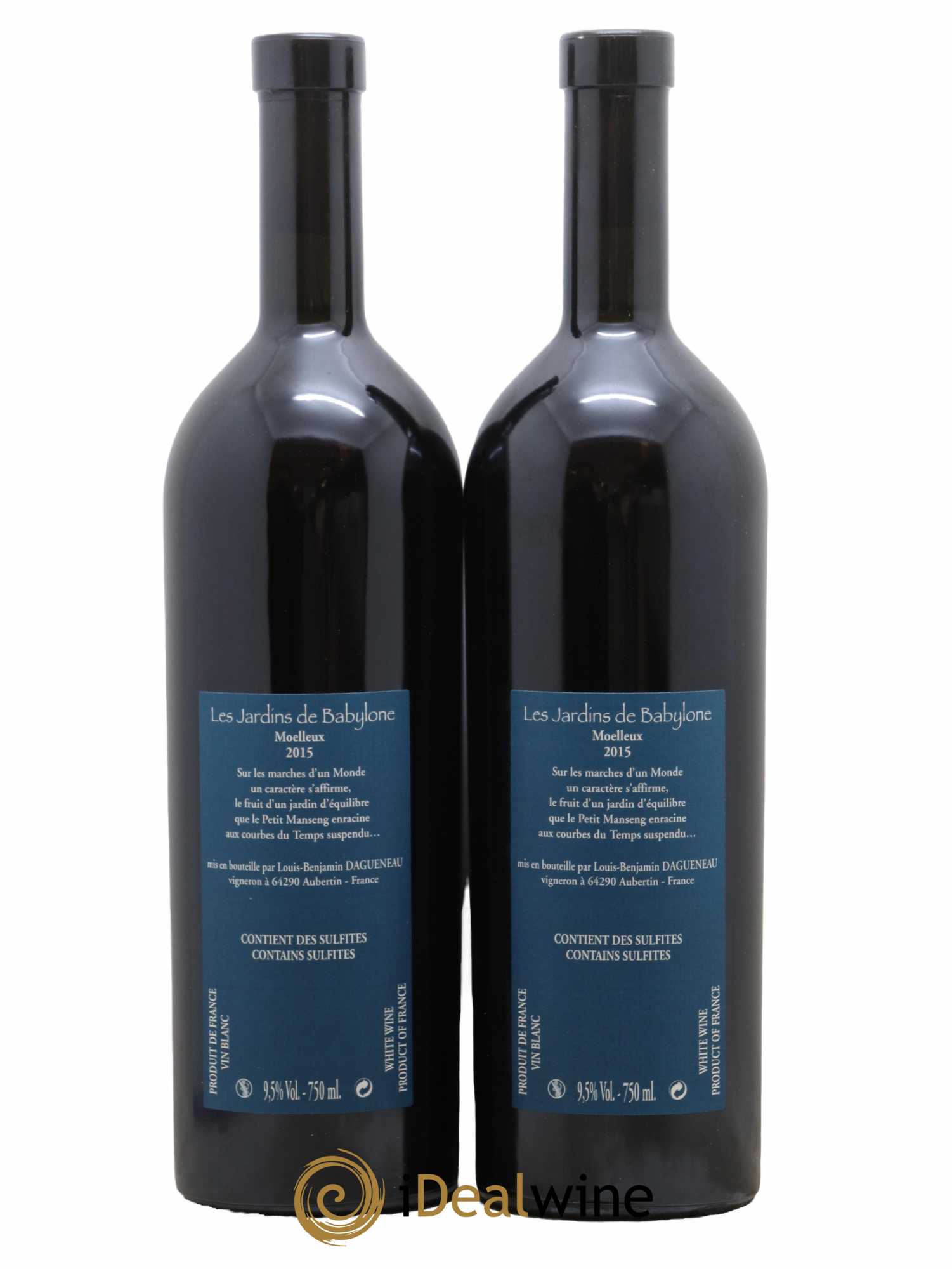 Vin de France (anciennement Jurançon) Jardins de Babylone Didier Dagueneau 2015 - Lotto di 2 bottiglie - 1