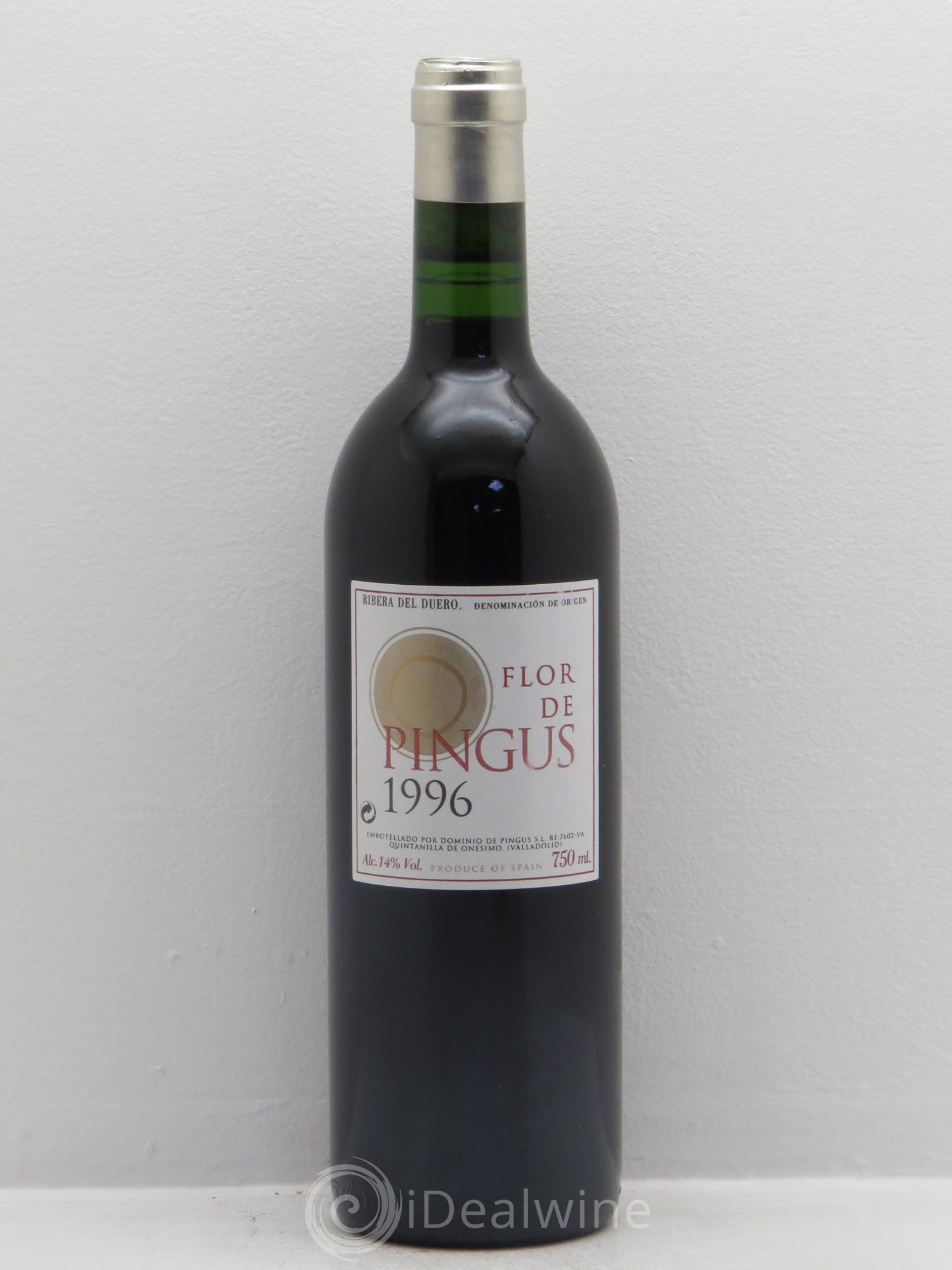 Ribera Del Duero Flor de Pingus Dominio de Pingus - Peter Sisseck (sans prix de réserve) 1996 - Lot de 1 bouteille - 0