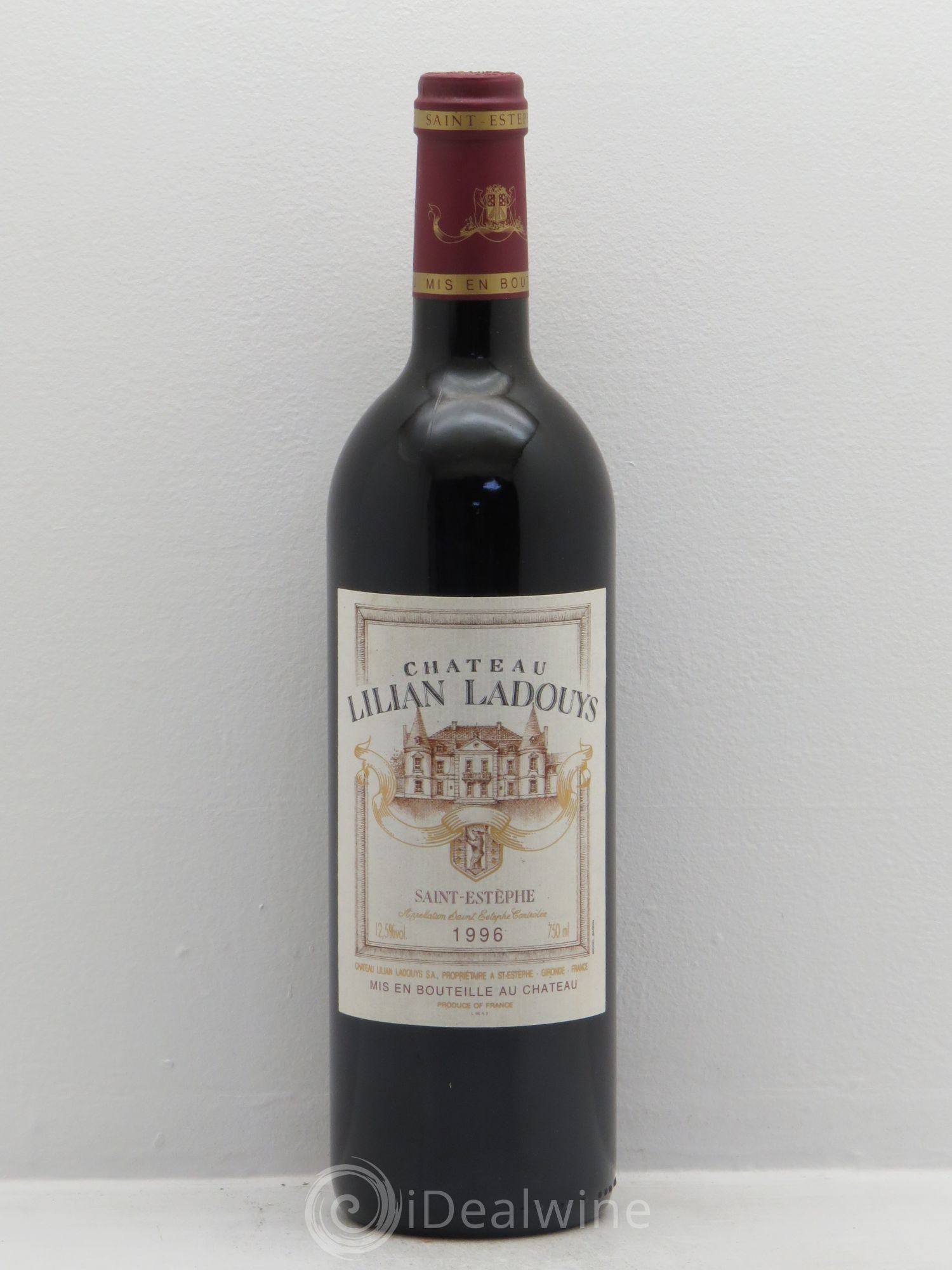 Château Lilian Ladouys Cru Bourgeois 1996 - Lot de 1 bouteille - 0