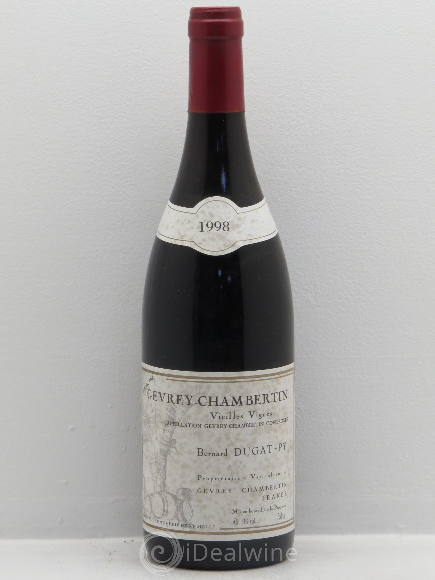 Gevrey-Chambertin Vieilles Vignes Dugat-Py (sans prix de réserve) 1998 - Lot de 1 bouteille - 0