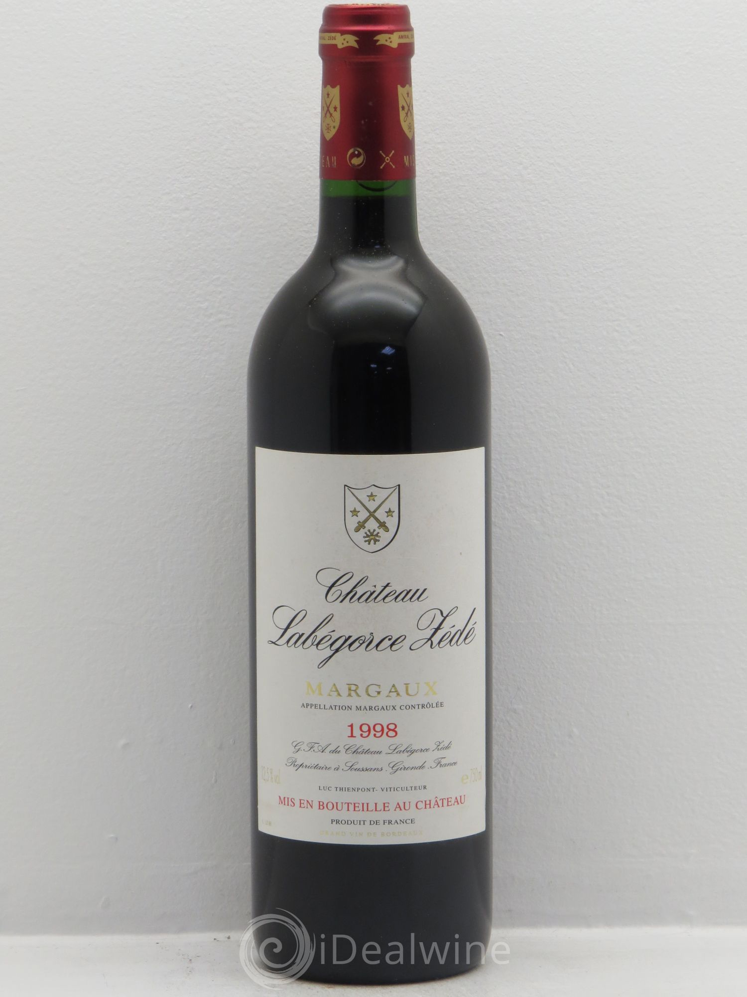 Château Labegorce Zédé Cru Bourgeois (sans prix de réserve) 1998 - Lot de 1 bouteille - 0