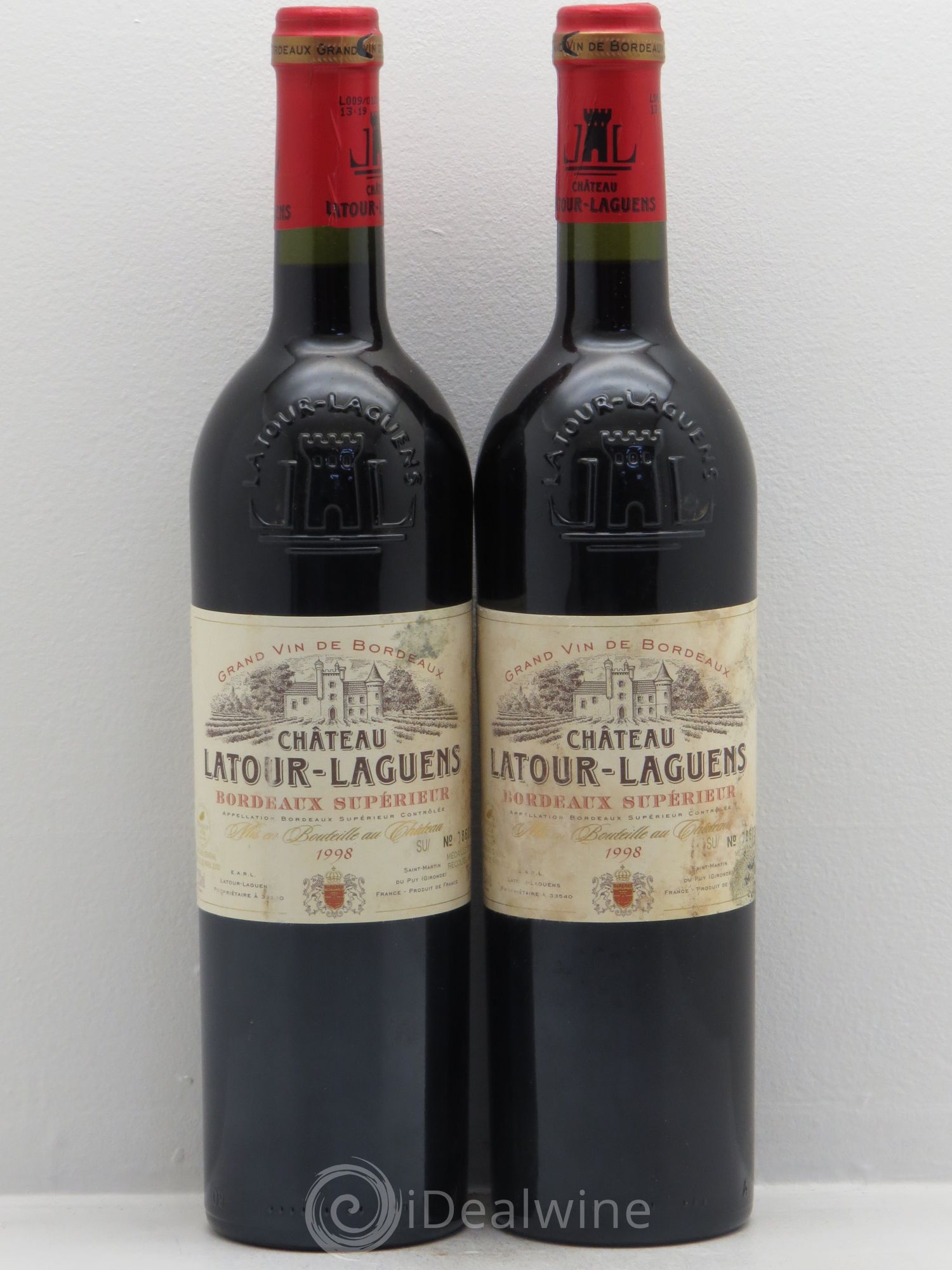 Bordeaux Château Latour Laguens 1998 - Posten von 2 Flaschen - 0