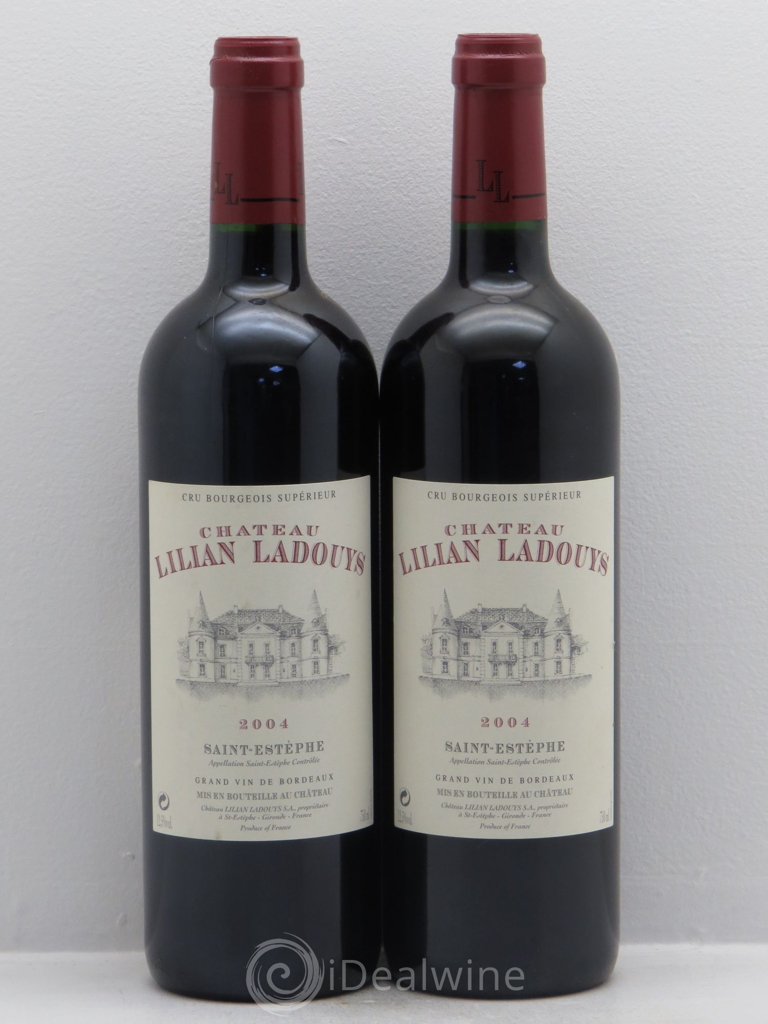 Château Lilian Ladouys Cru Bourgeois (sans prix de réserve) 2002 - Lot de 2 bouteilles - 0
