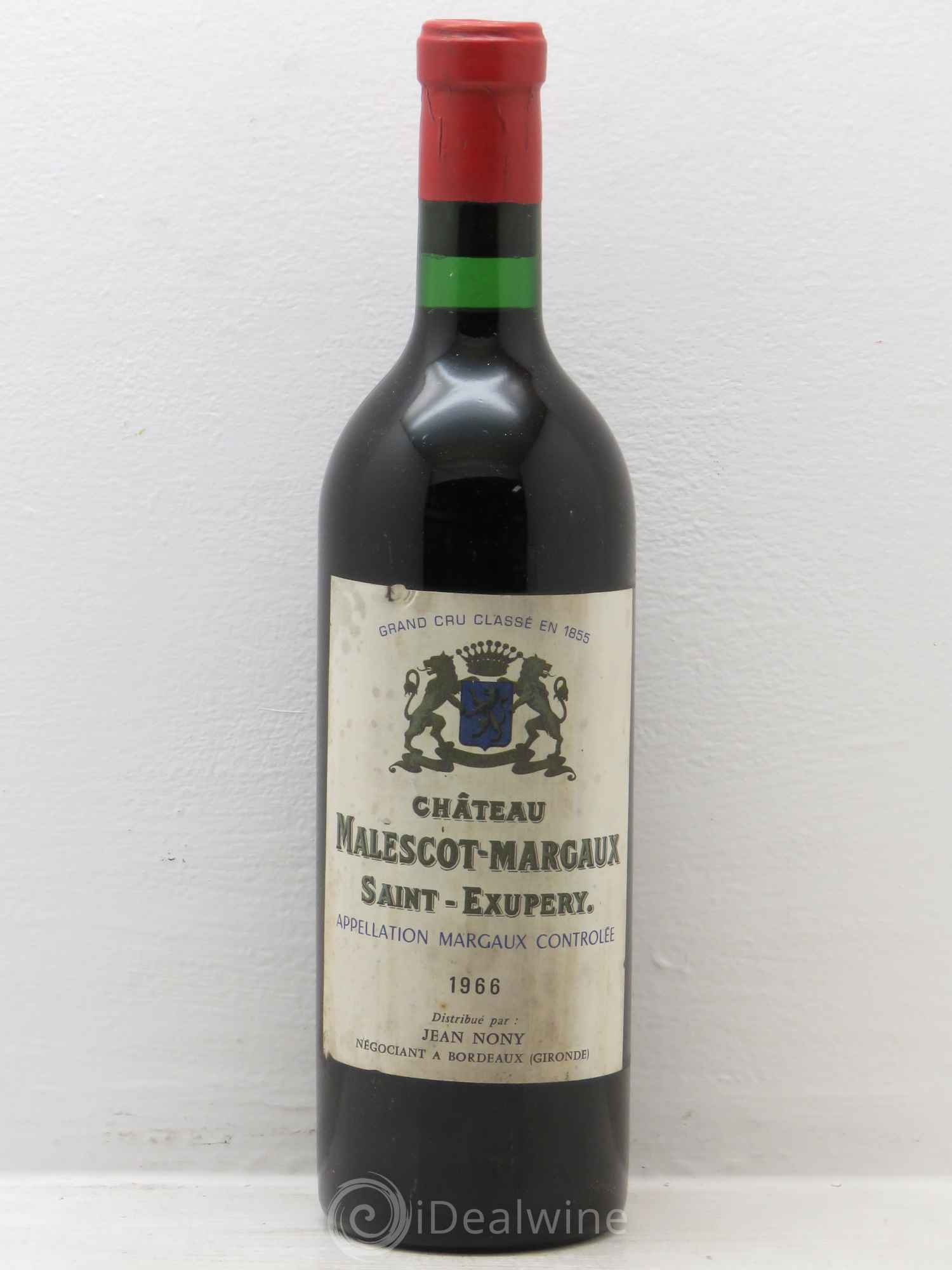 Château Malescot Saint-Exupéry 3ème Grand Cru Classé 1966 - Lot de 1 bouteille - 0
