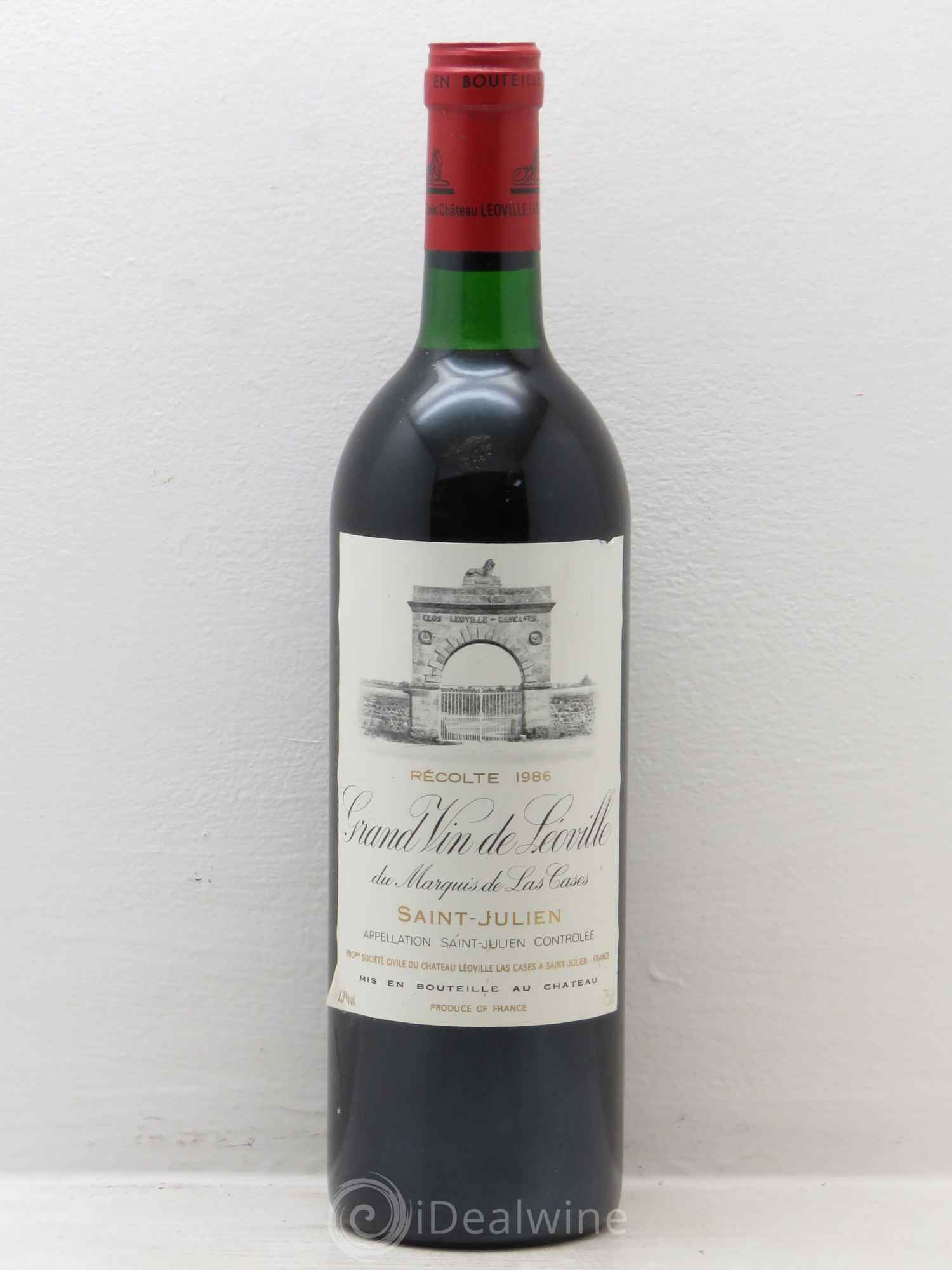 Château Léoville Las Cases 2ème Grand Cru Classé 1986 - Lot de 1 bouteille - 0