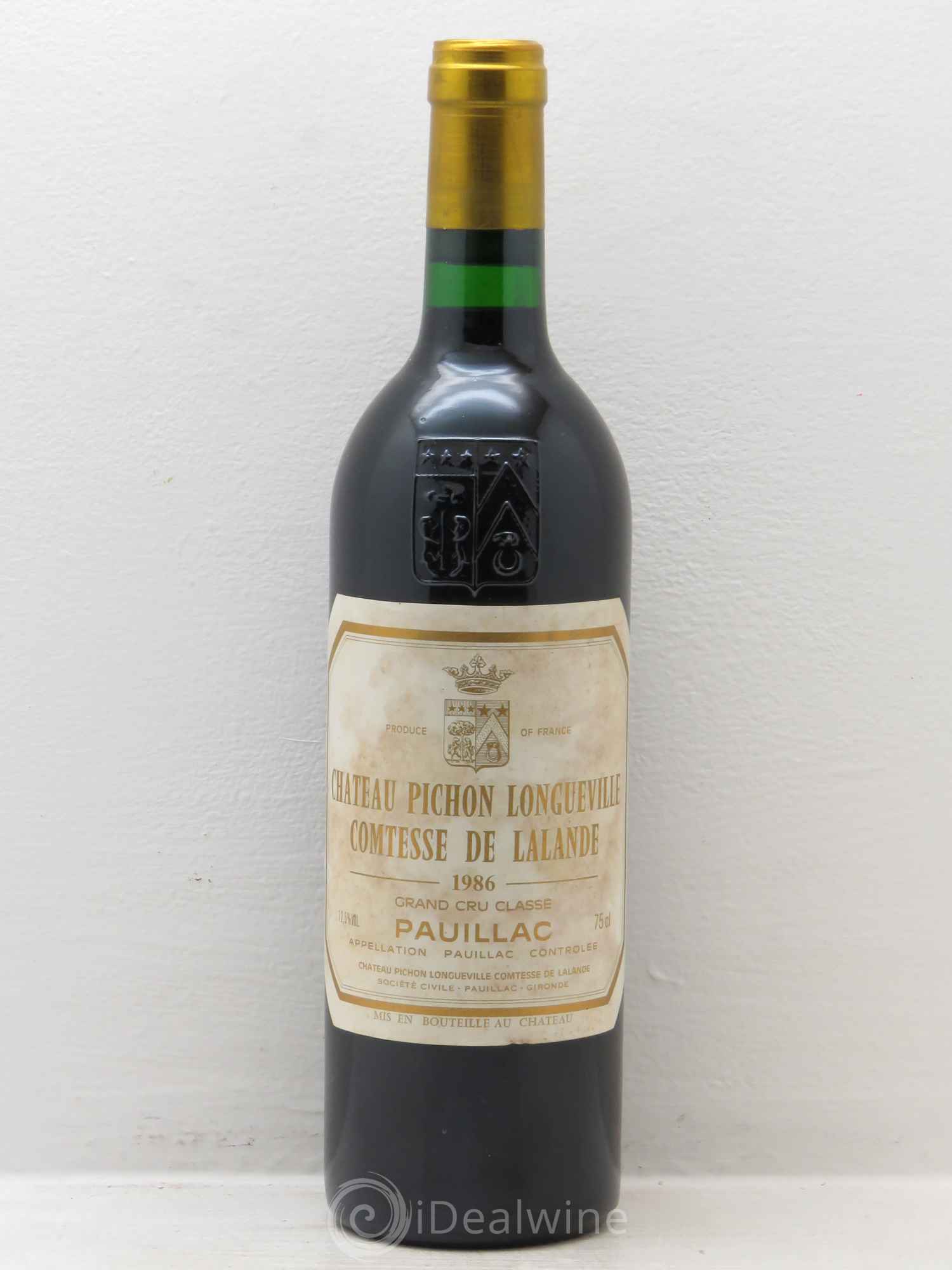 Château Pichon Longueville Comtesse de Lalande 2ème Grand Cru Classé 1986 - Lot de 1 bouteille - 0