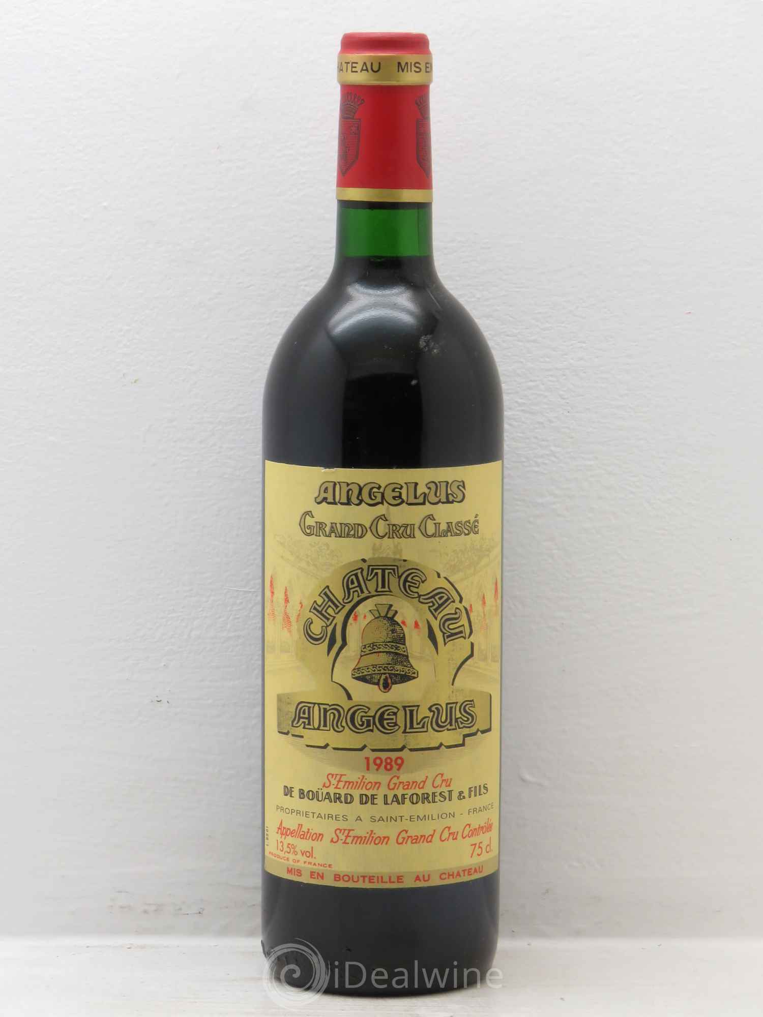 Château Angélus 1er Grand Cru Classé A 1989 - Lot de 1 bouteille - 0